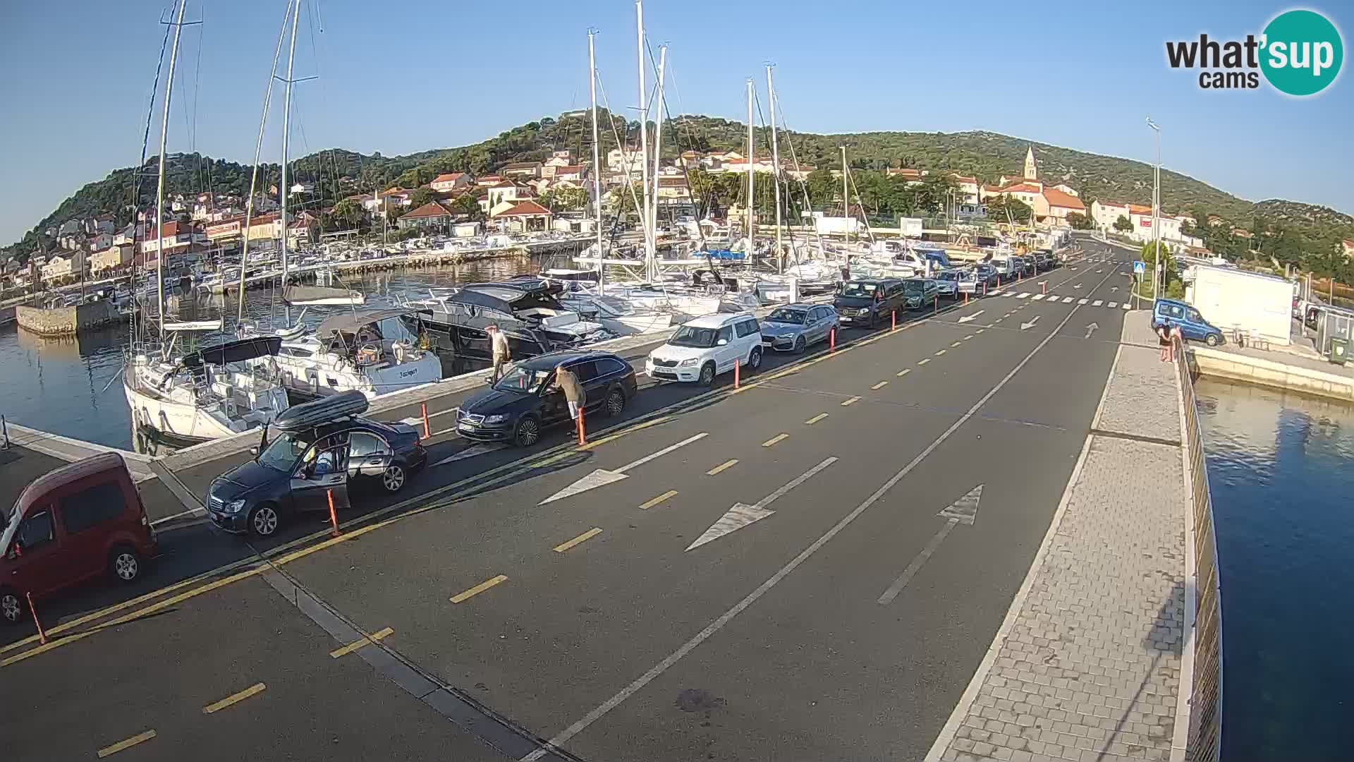 Dalmacia Tkon Transportar- webcams Croacia