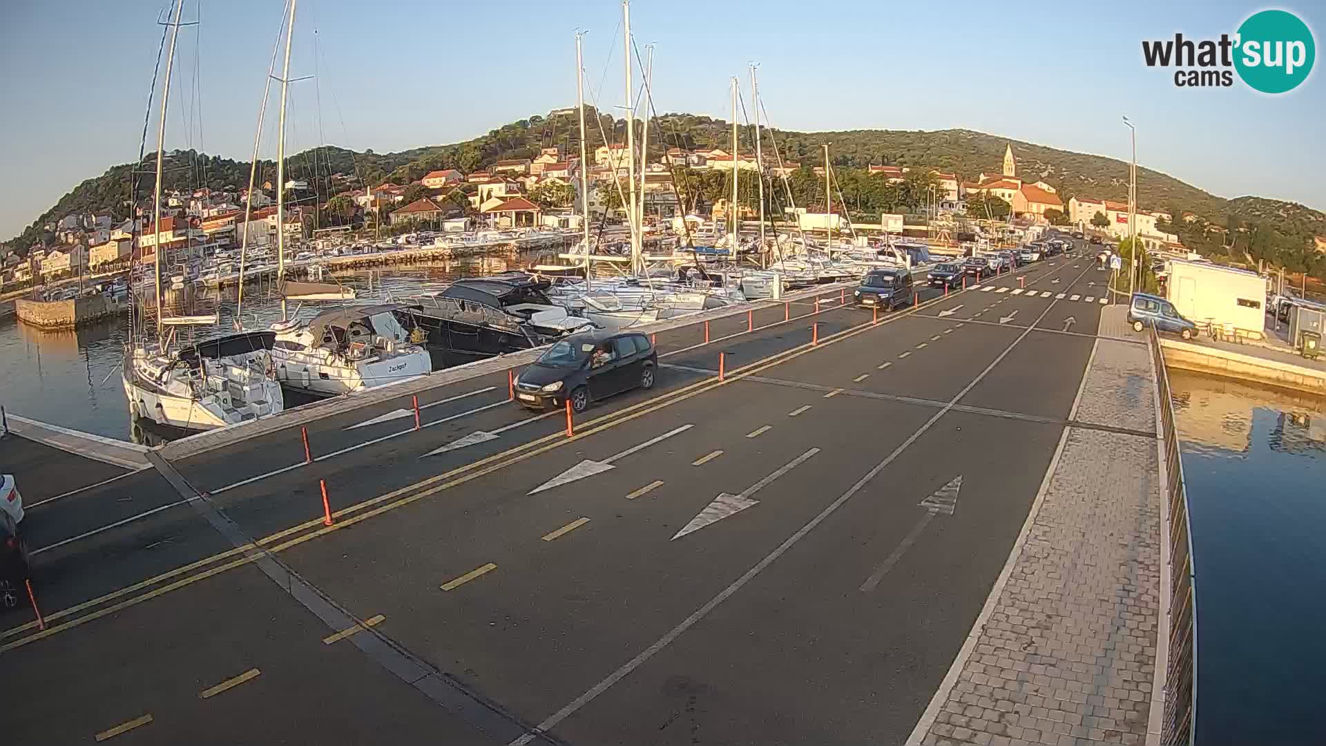 Dalmatie Tkon Traversier – webcams Croatie