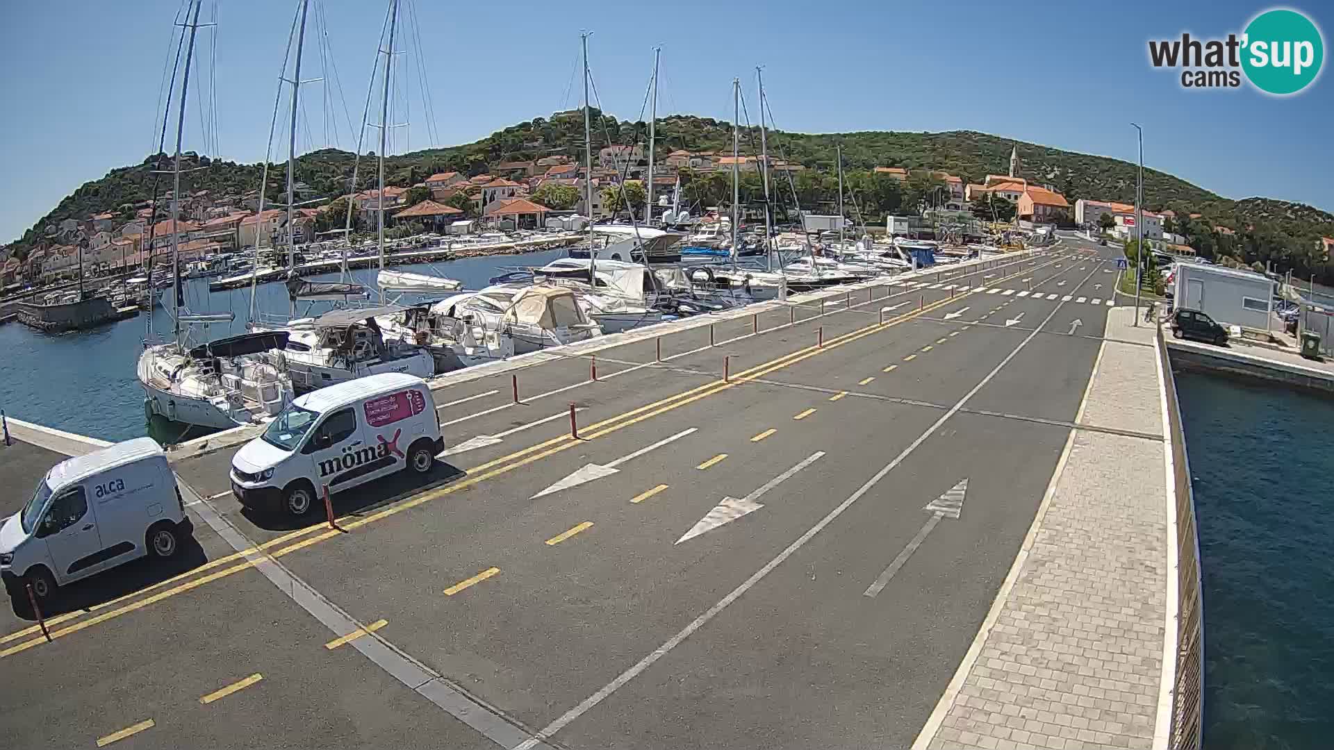 Dalmazia traghetto Tkon – webcam Croazia
