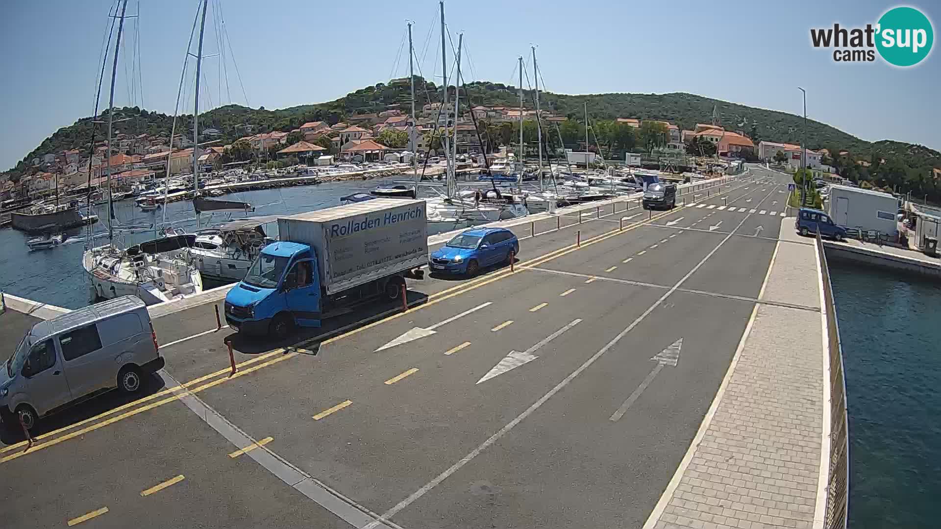 Dalmacia Tkon Transportar- webcams Croacia