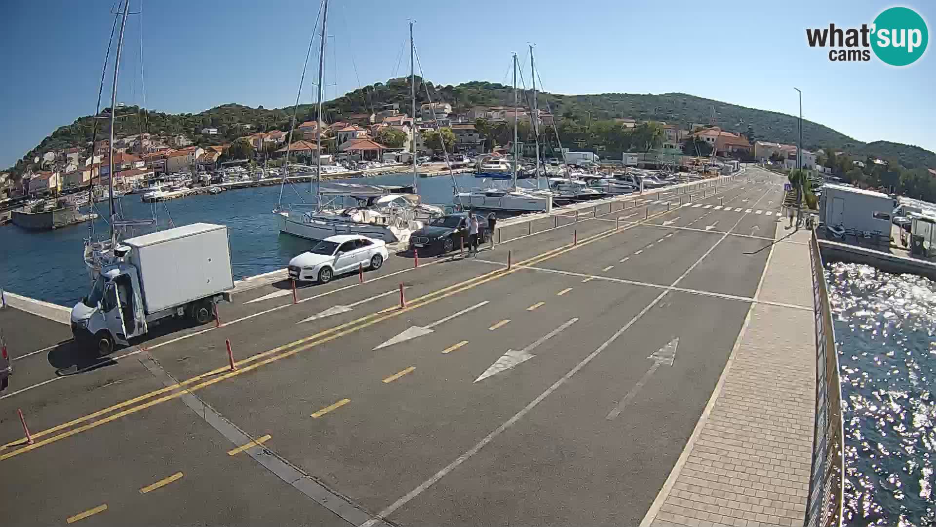 Dalmatia Tkon Ferry – webcams Croatia