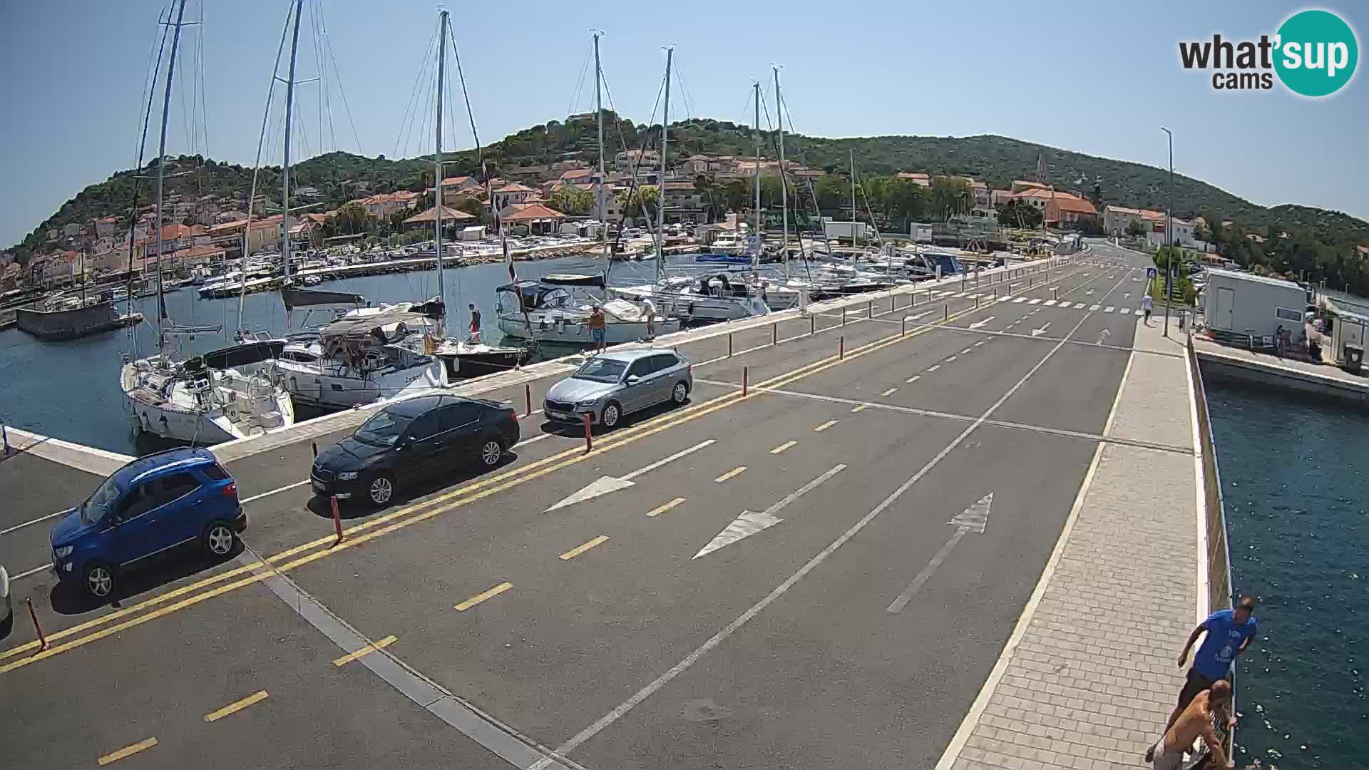 Dalmatie Tkon Traversier – webcams Croatie