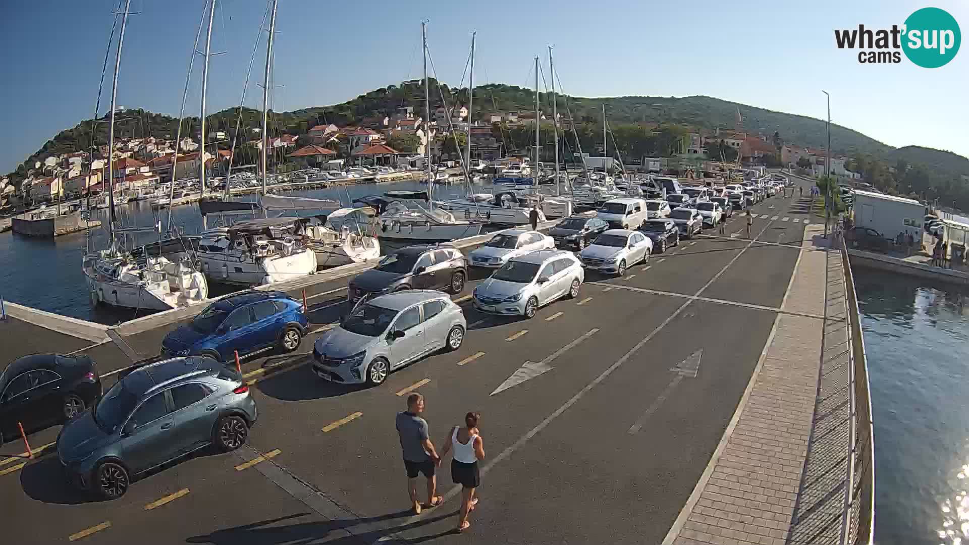 Dalmazia traghetto Tkon – webcam Croazia