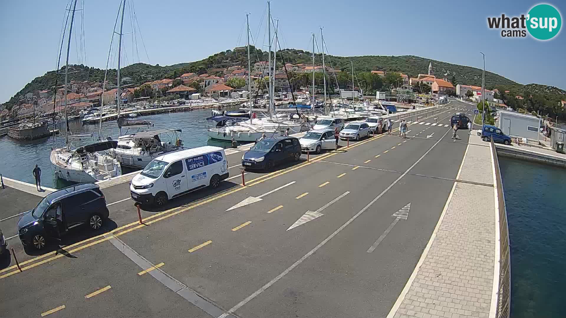 Dalmacia Tkon Transportar- webcams Croacia
