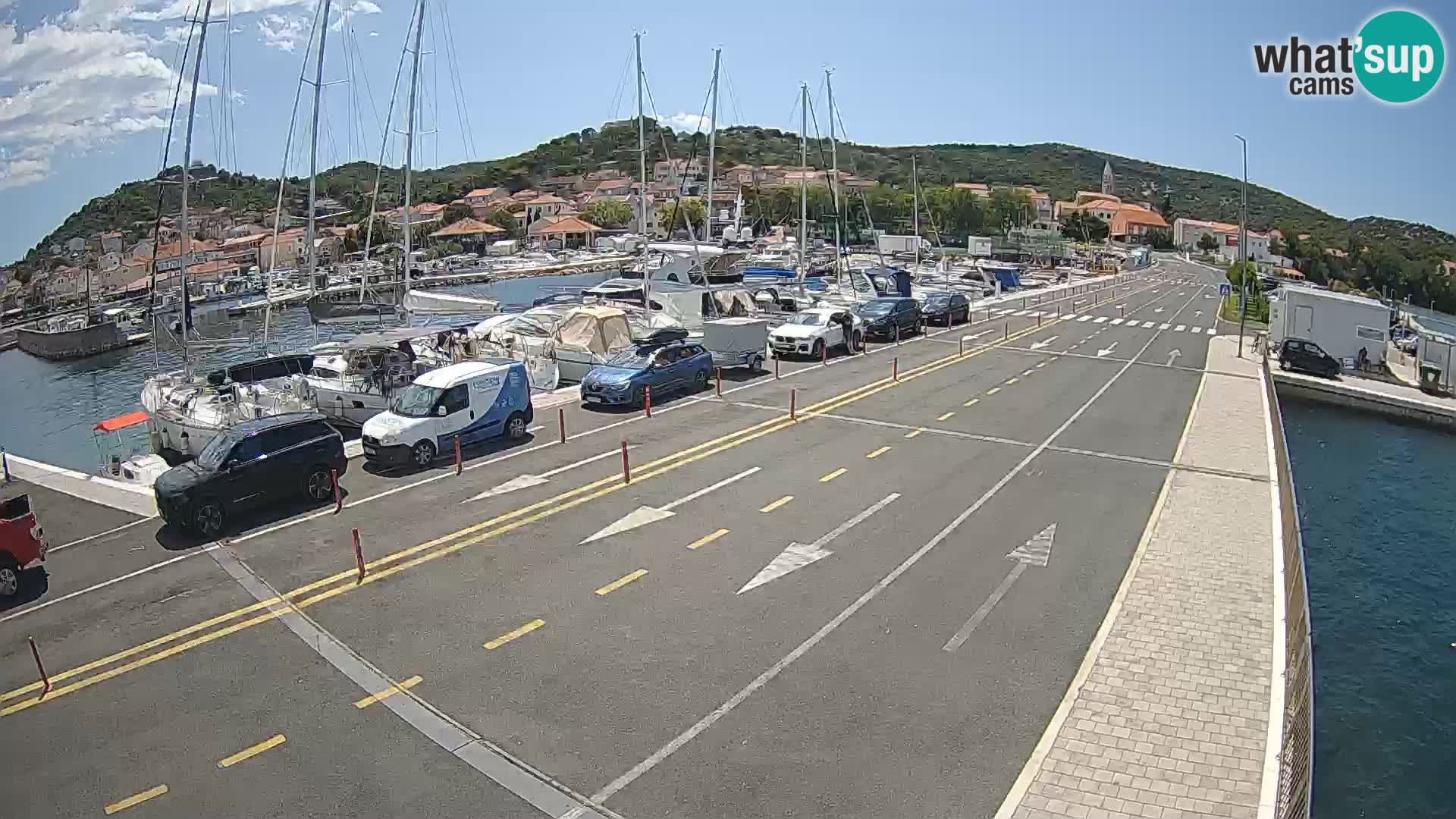 Dalmatie Tkon Traversier – webcams Croatie