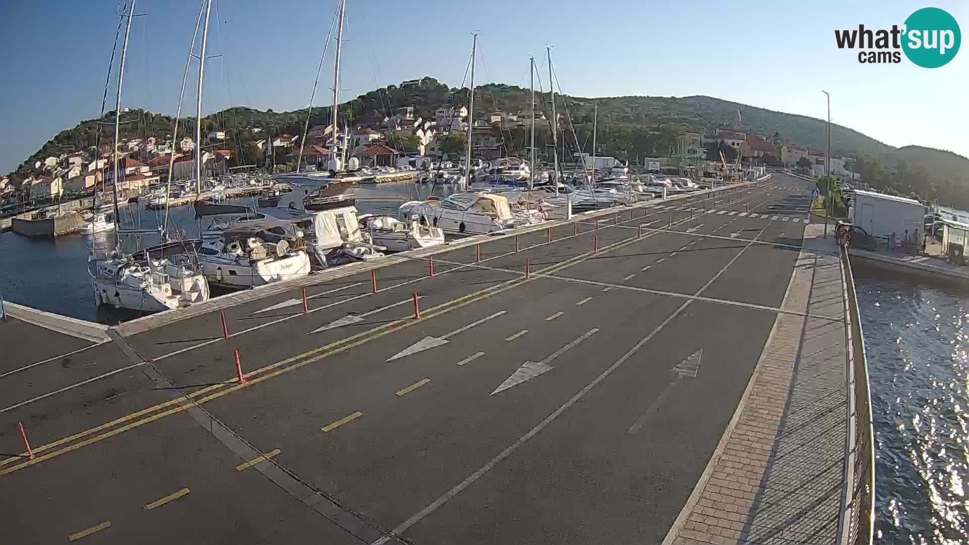 Dalmatie Tkon Traversier – webcams Croatie