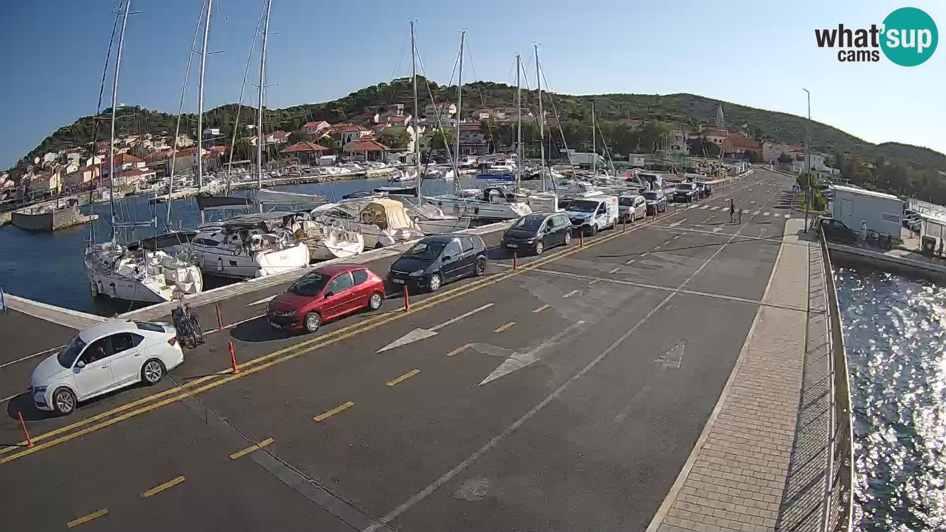 Dalmacia Tkon Transportar- webcams Croacia