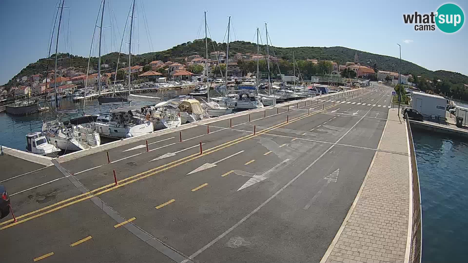 Dalmacia Tkon Transportar- webcams Croacia