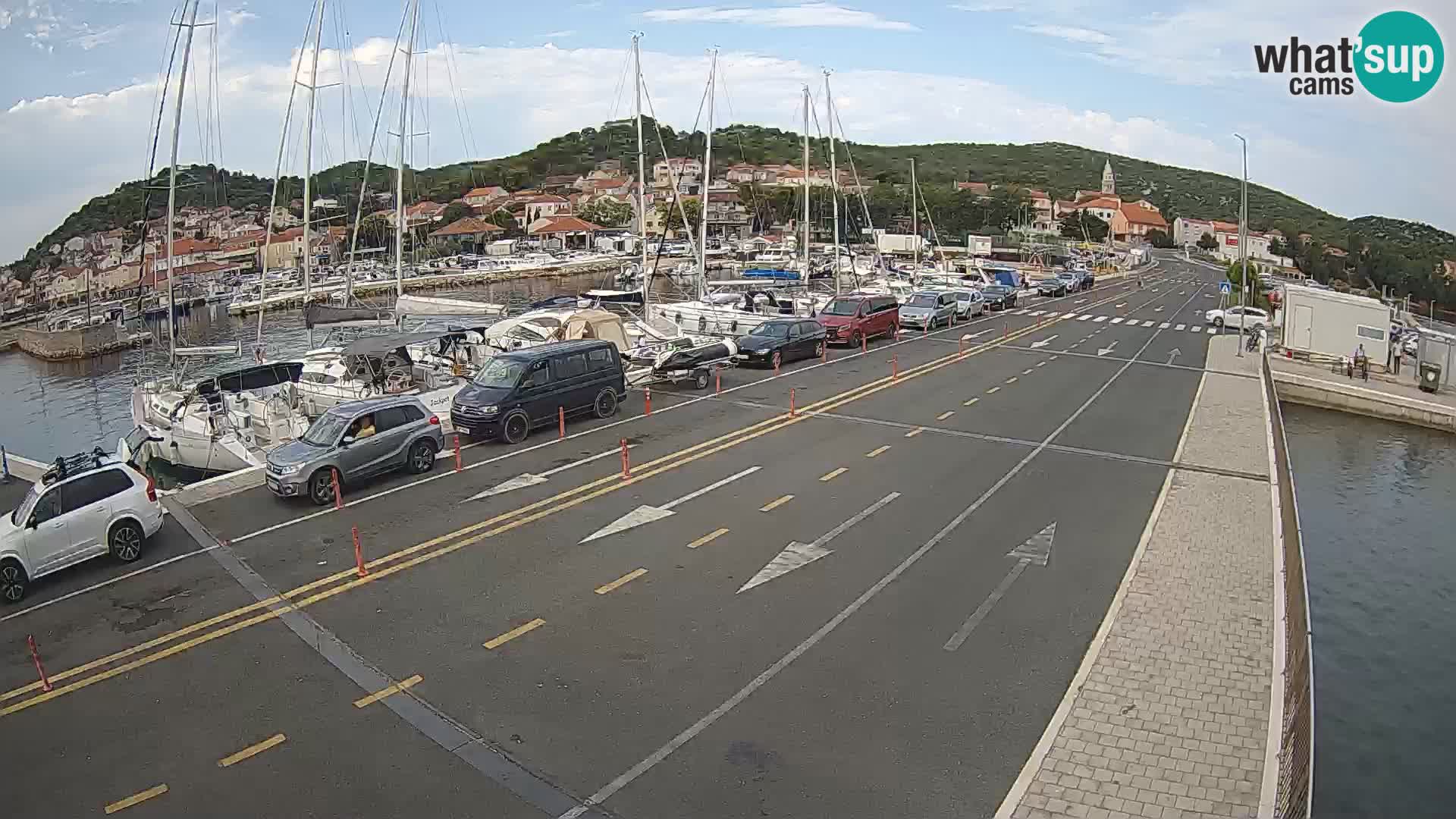 Dalmacia Tkon Transportar- webcams Croacia