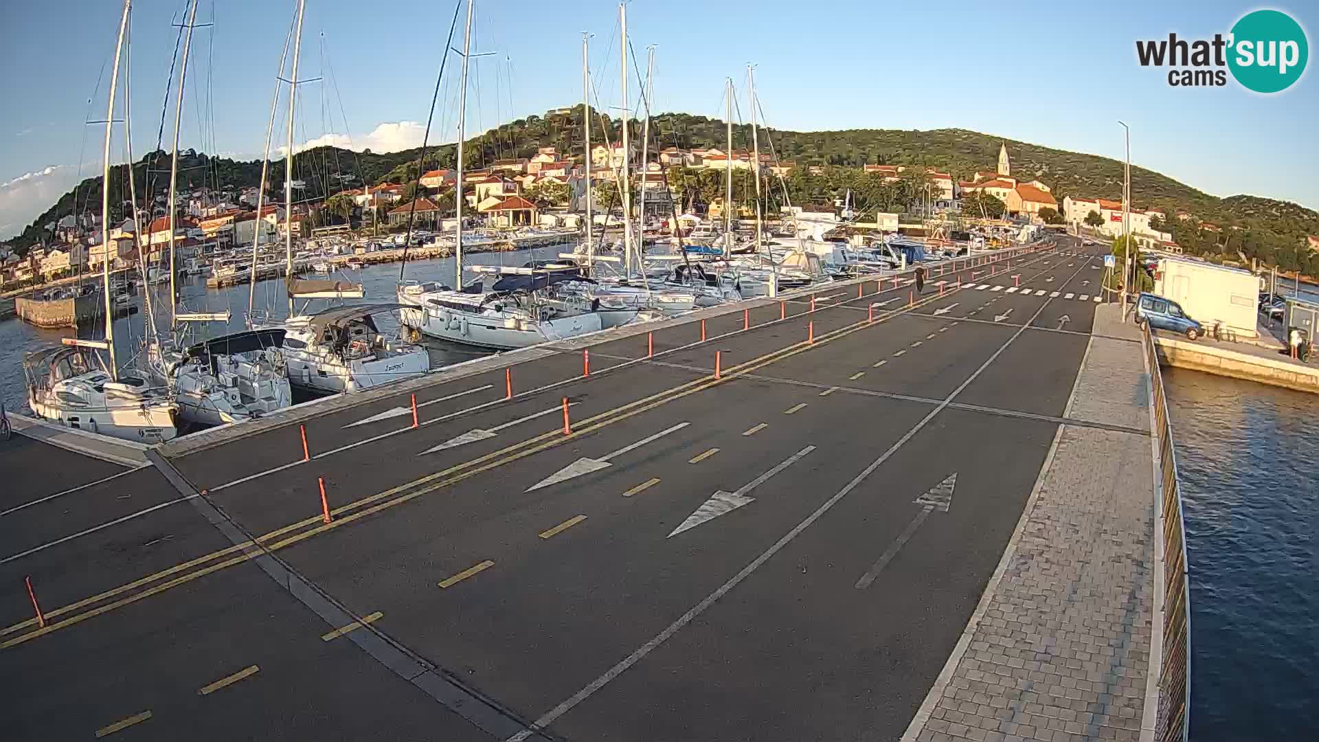 Dalmacia Tkon Transportar- webcams Croacia