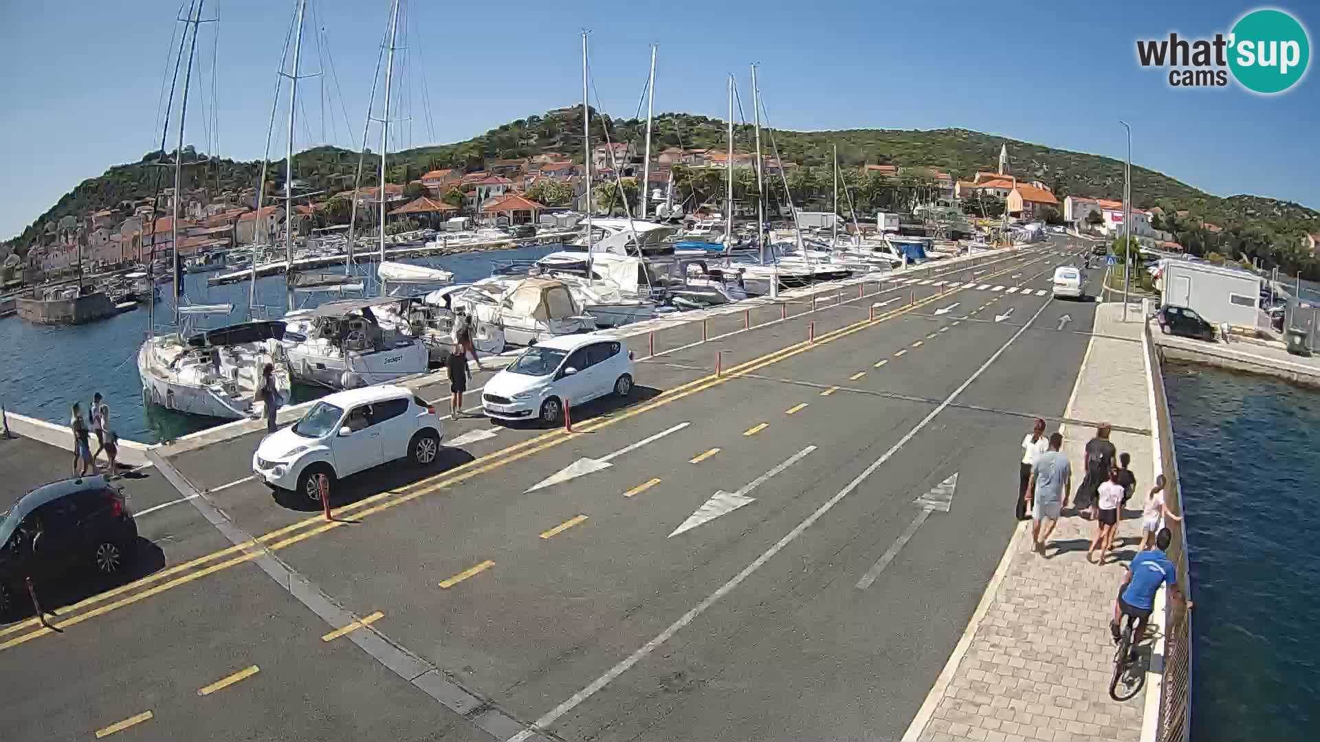 Dalmatie Tkon Traversier – webcams Croatie