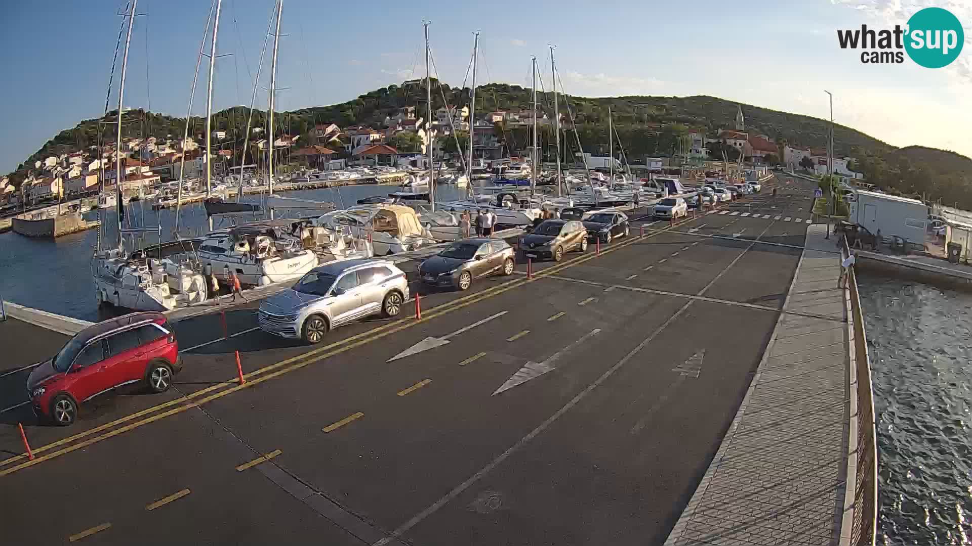 Dalmazia traghetto Tkon – webcam Croazia