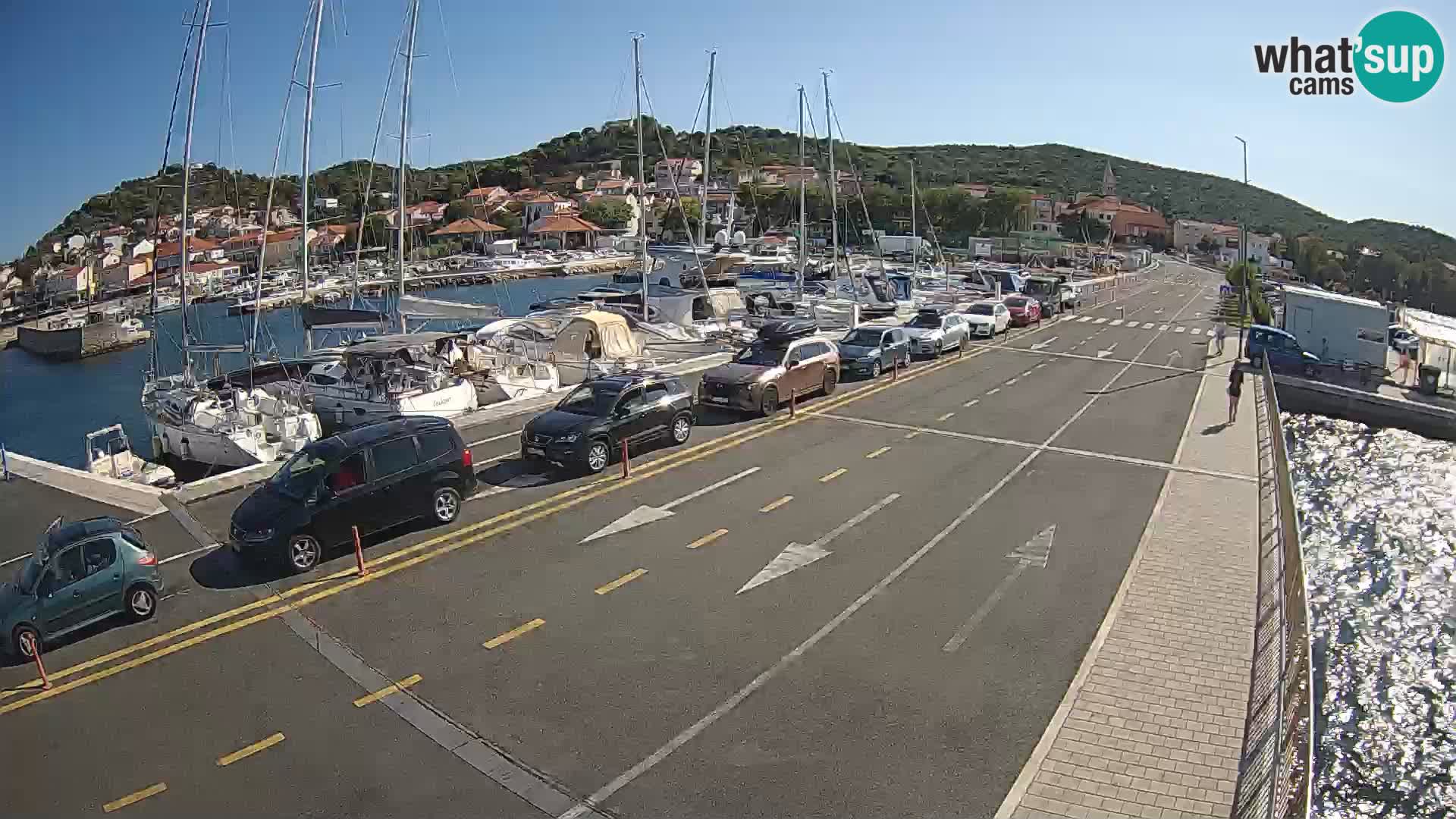 Dalmatie Tkon Traversier – webcams Croatie
