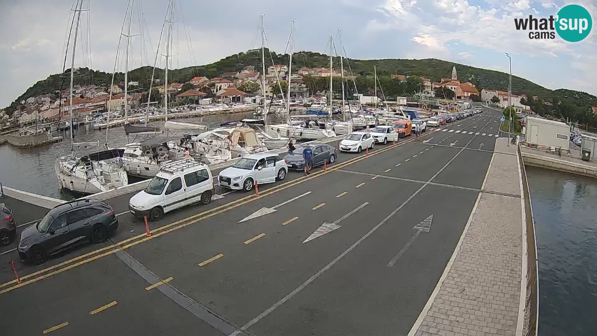 Dalmatie Tkon Traversier – webcams Croatie