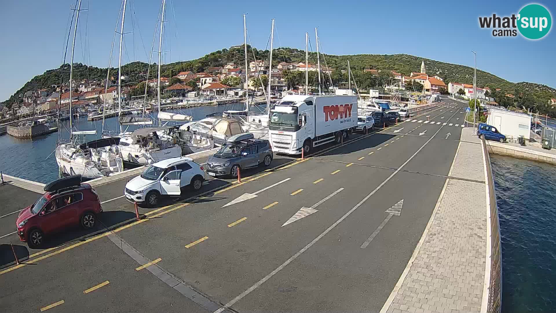 Dalmazia traghetto Tkon – webcam Croazia