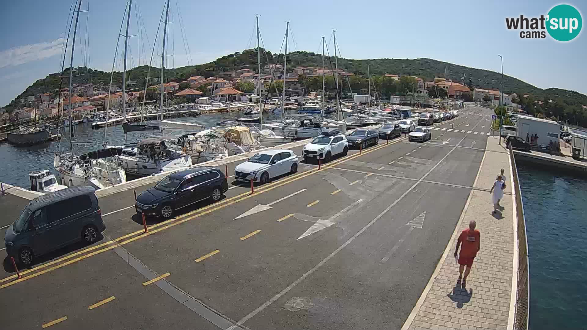 Dalmacija Trajekt Tkon – spletne kamere Hrvaška