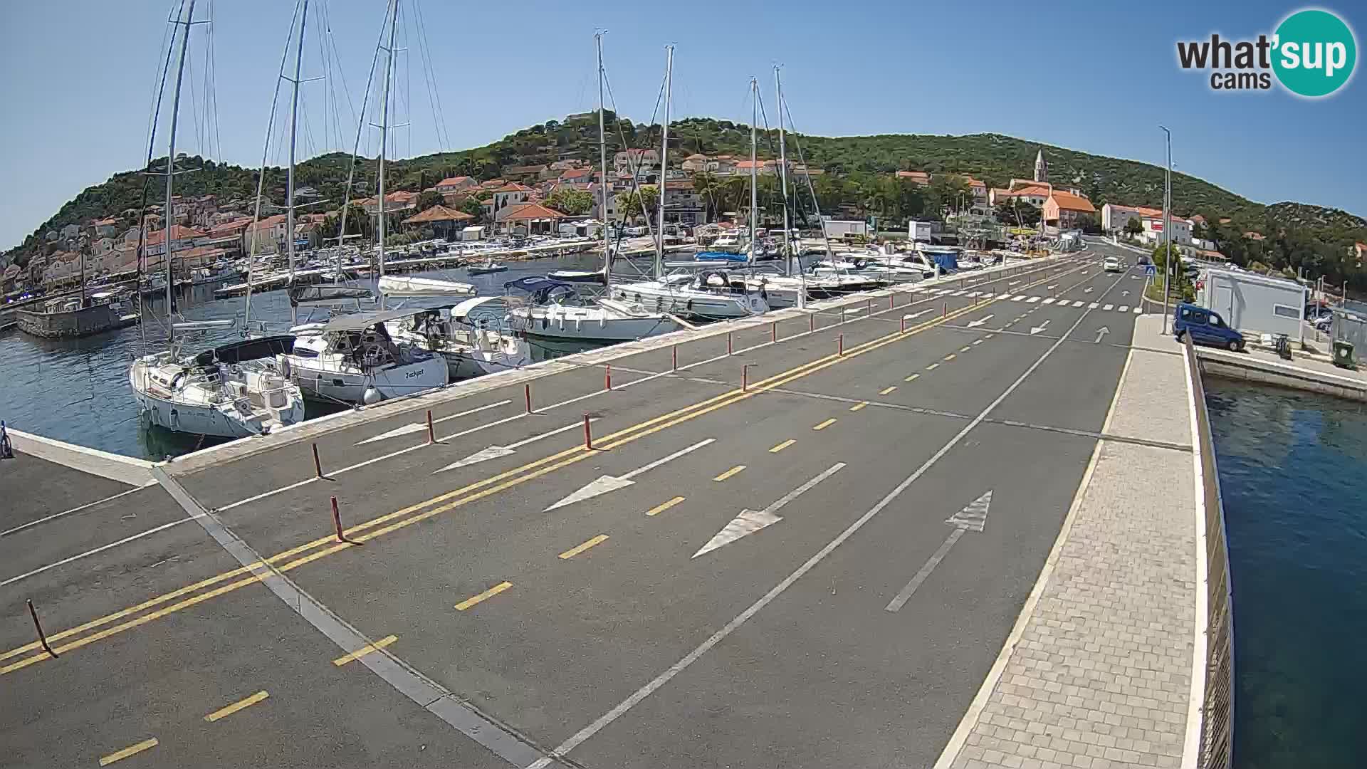 Dalmatie Tkon Traversier – webcams Croatie