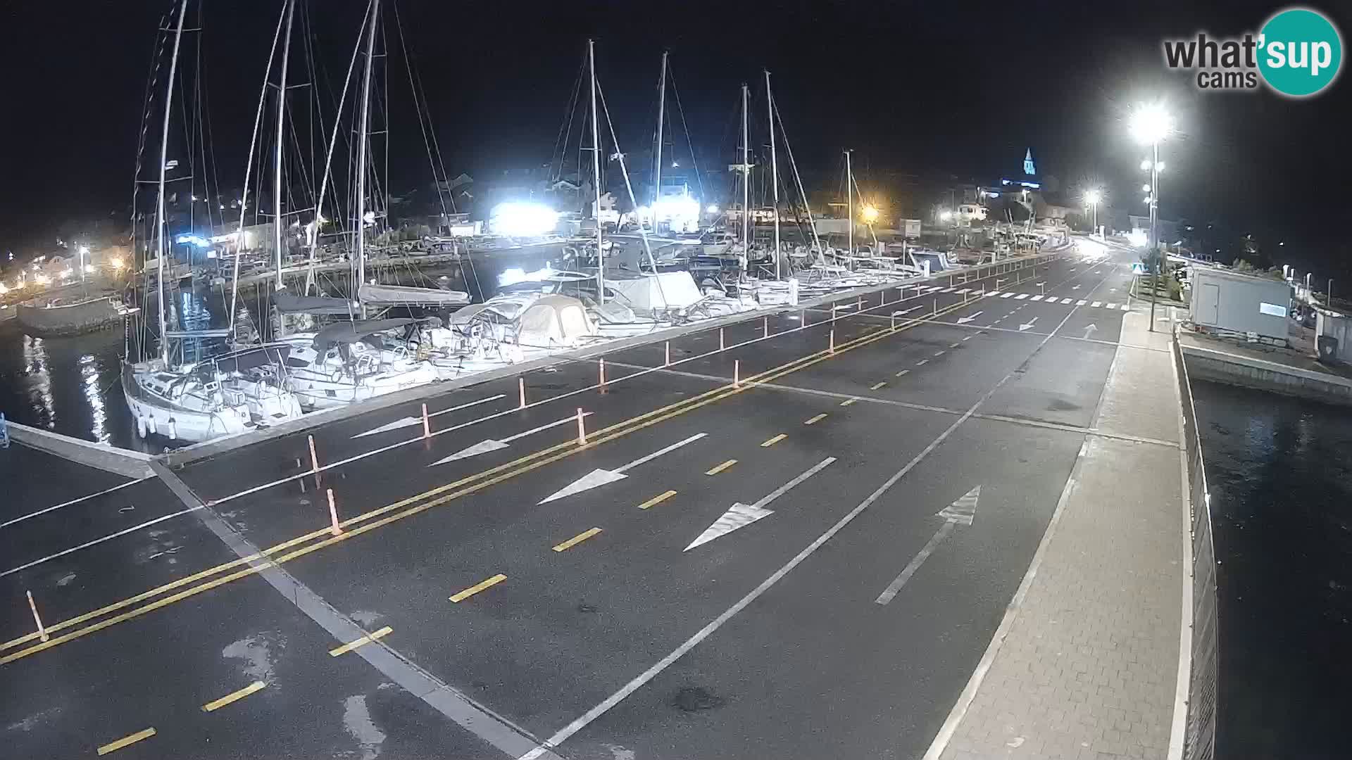 Dalmatie Tkon Traversier – webcams Croatie