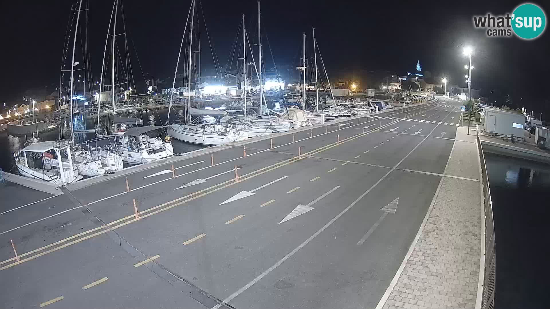 Dalmacia Tkon Transportar- webcams Croacia
