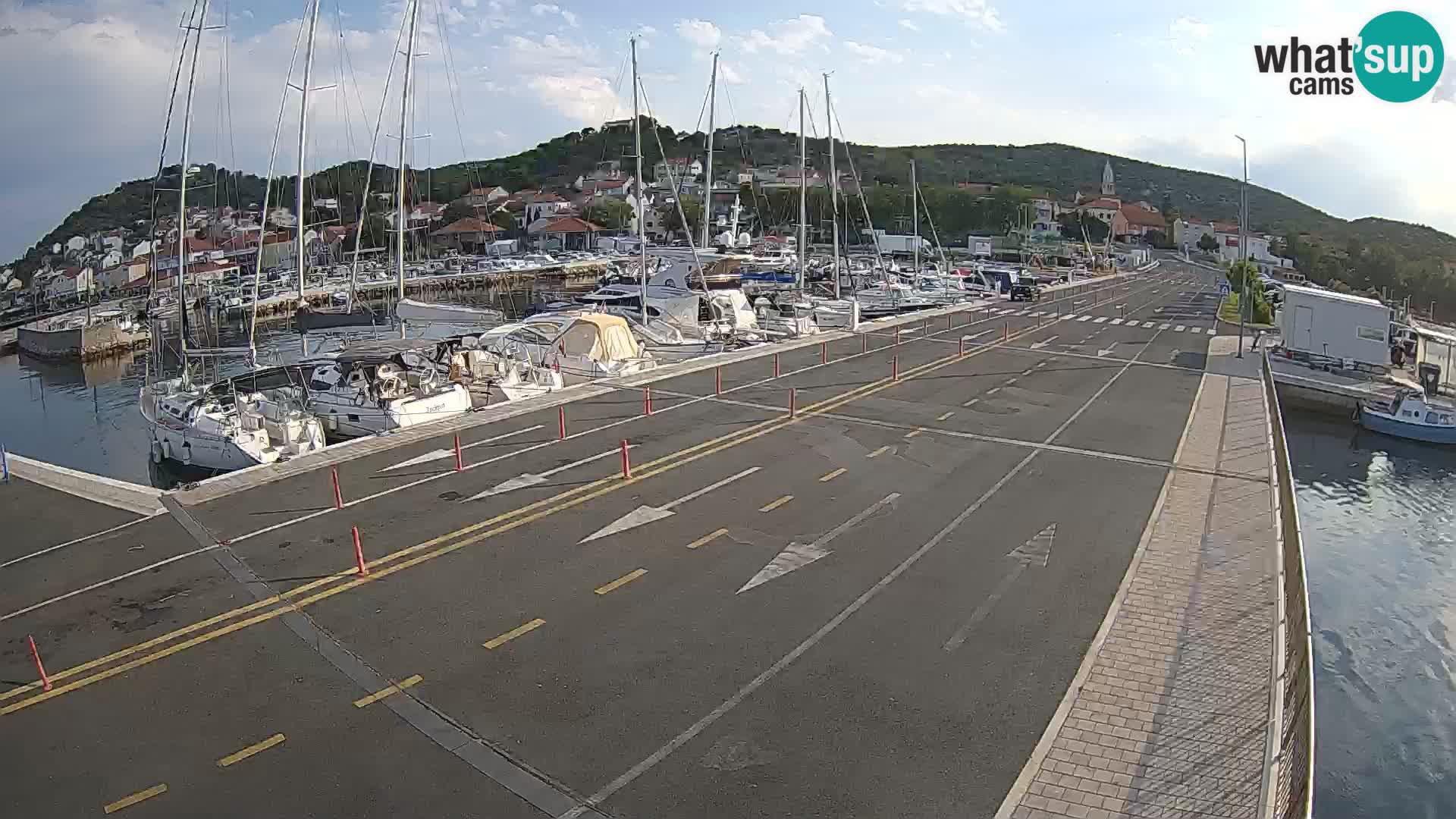Dalmatie Tkon Traversier – webcams Croatie