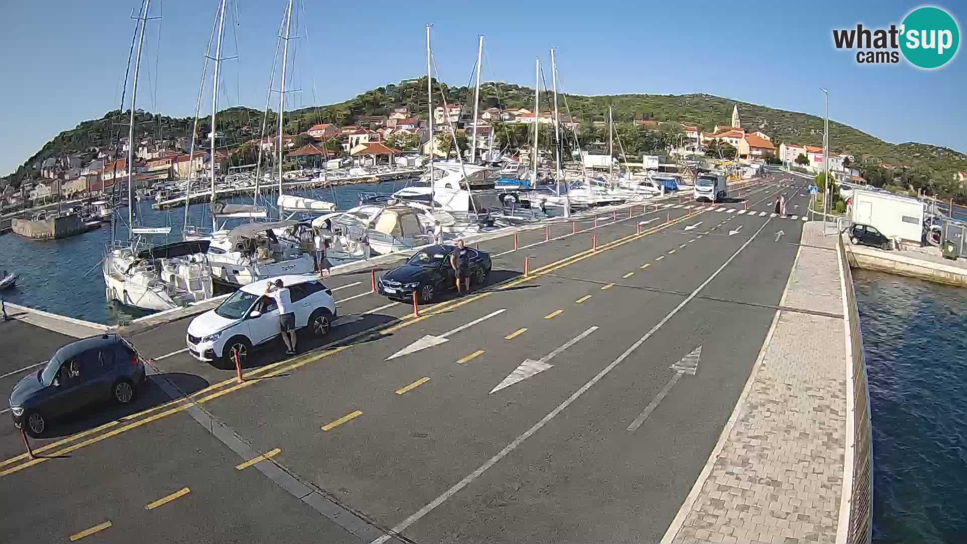 Dalmacija Trajekt Tkon – spletne kamere Hrvaška