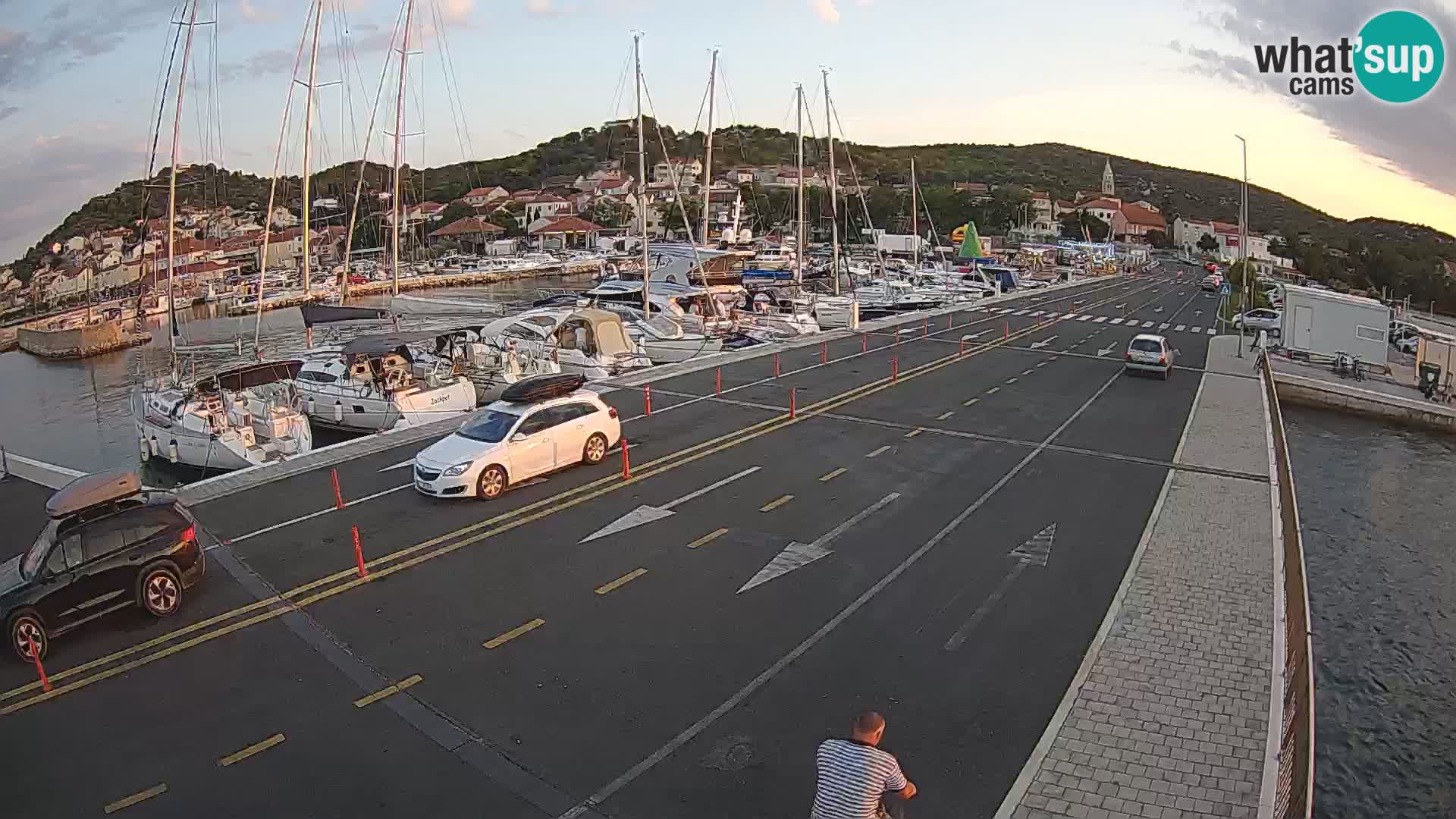 Dalmacija Trajekt Tkon – spletne kamere Hrvaška