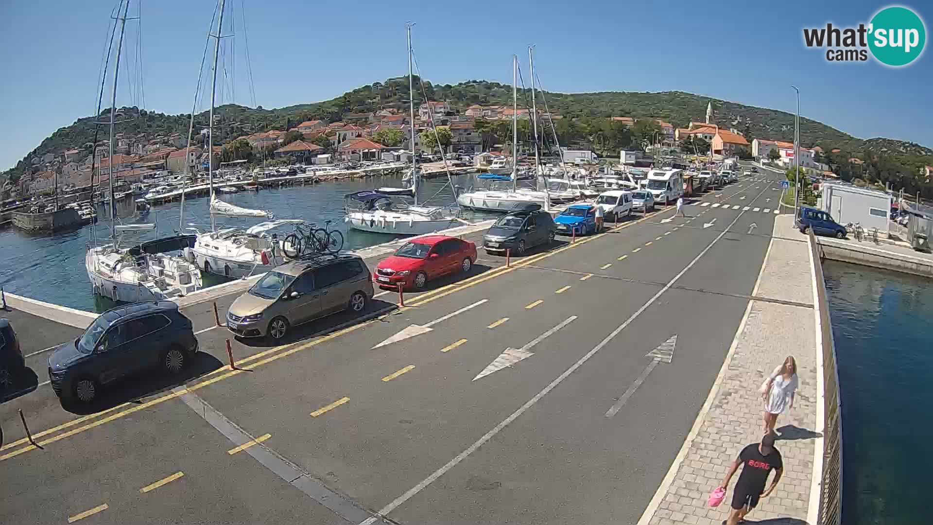 Dalmacia Tkon Transportar- webcams Croacia