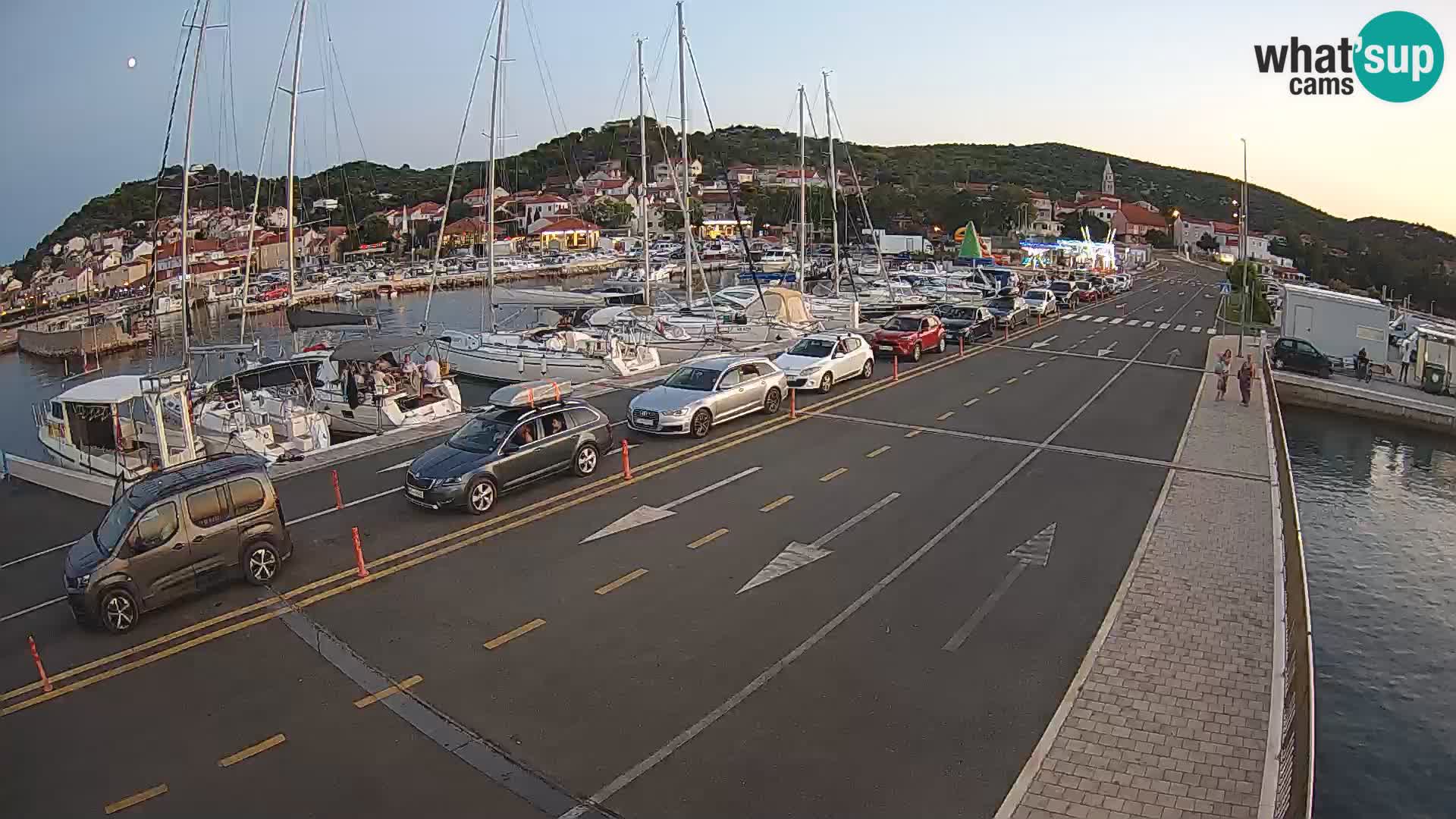 Dalmatie Tkon Traversier – webcams Croatie