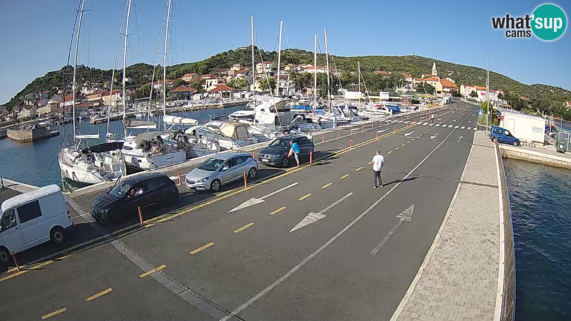 Dalmatie Tkon Traversier – webcams Croatie