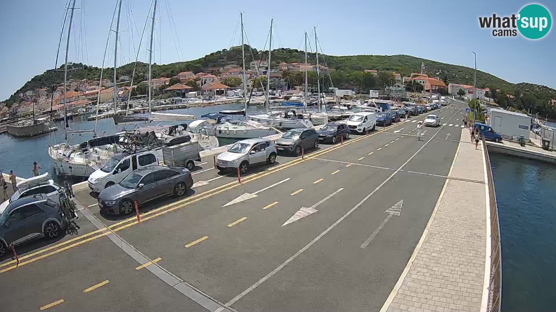 Dalmacija Trajekt Tkon – spletne kamere Hrvaška