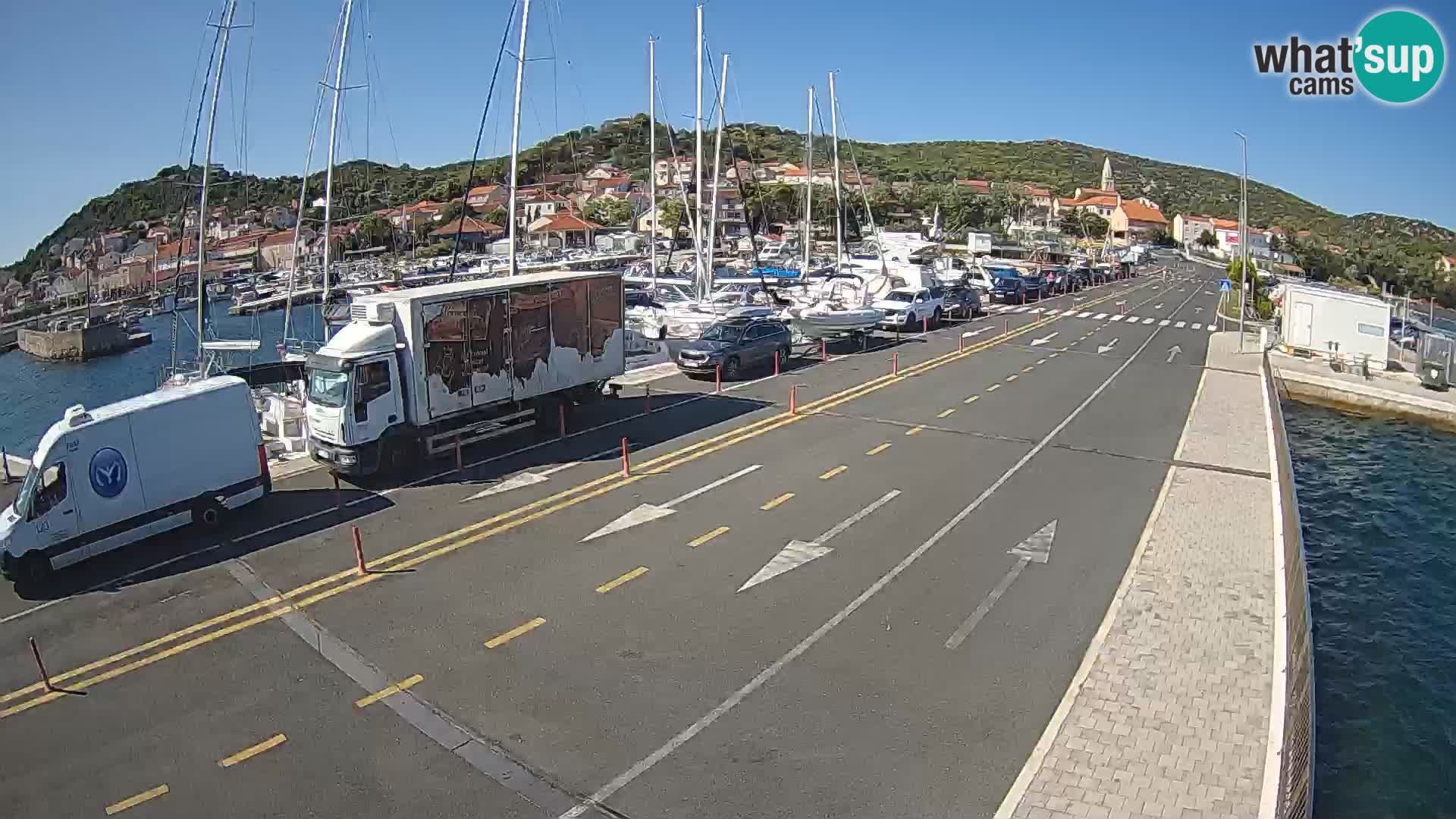 Dalmacia Tkon Transportar- webcams Croacia