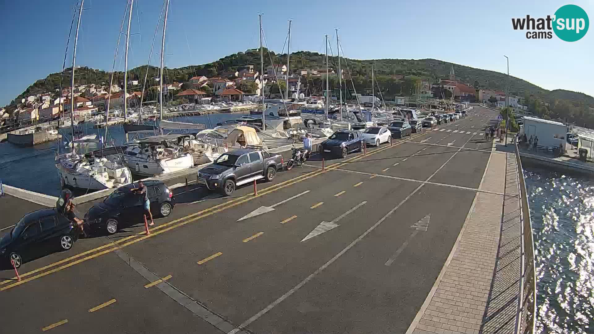 Dalmatia Tkon Ferry – webcams Croatia