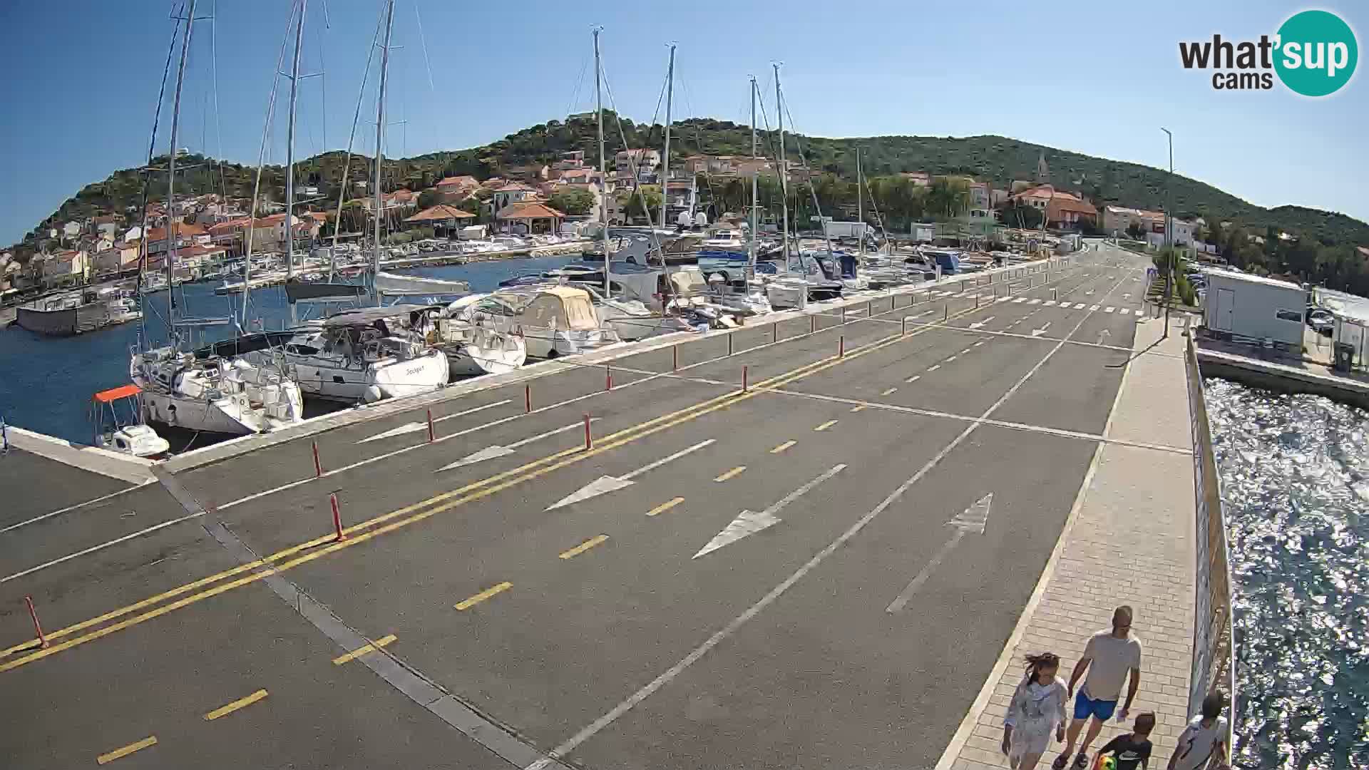 Dalmacia Tkon Transportar- webcams Croacia