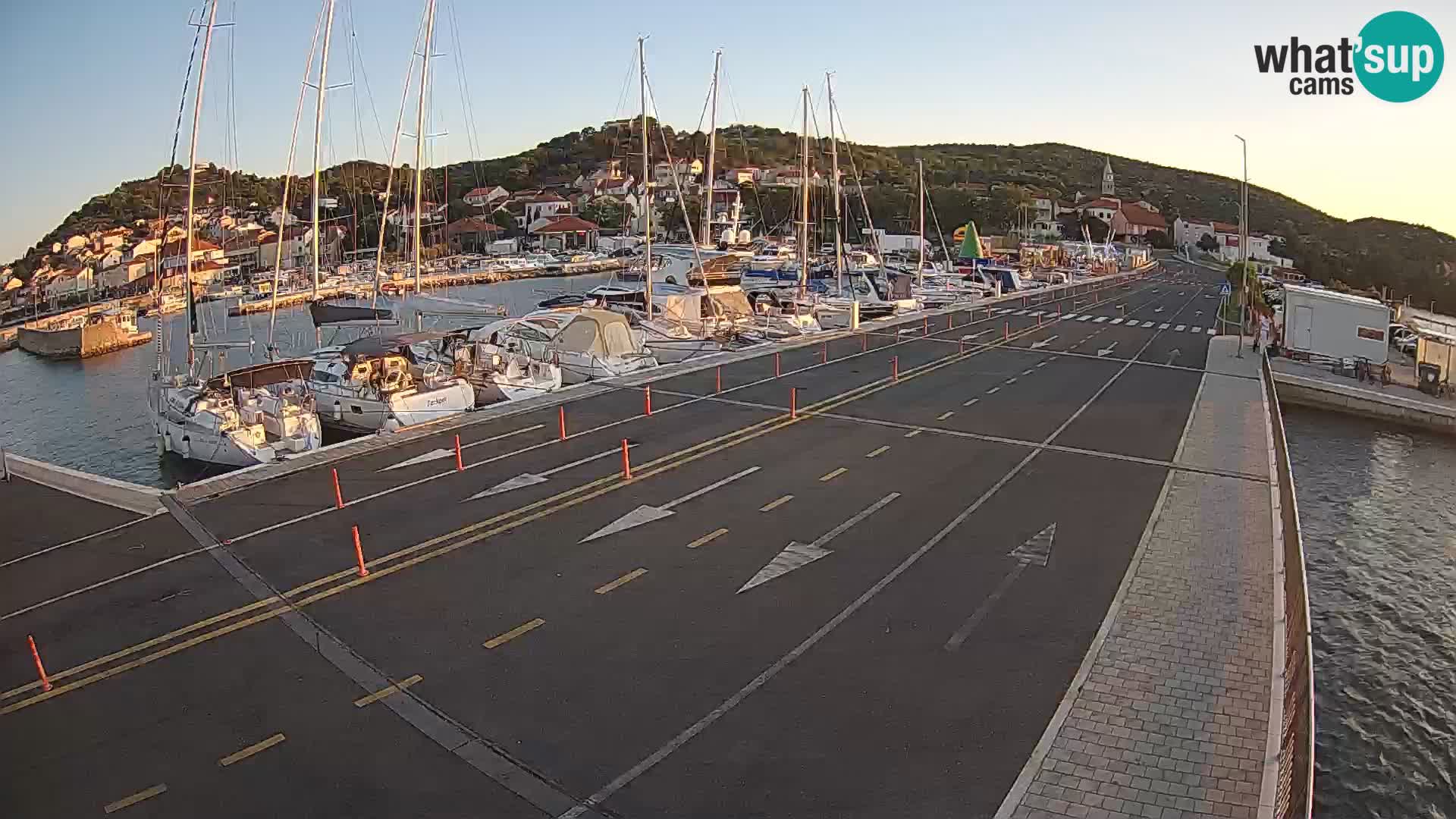 Dalmacia Tkon Transportar- webcams Croacia