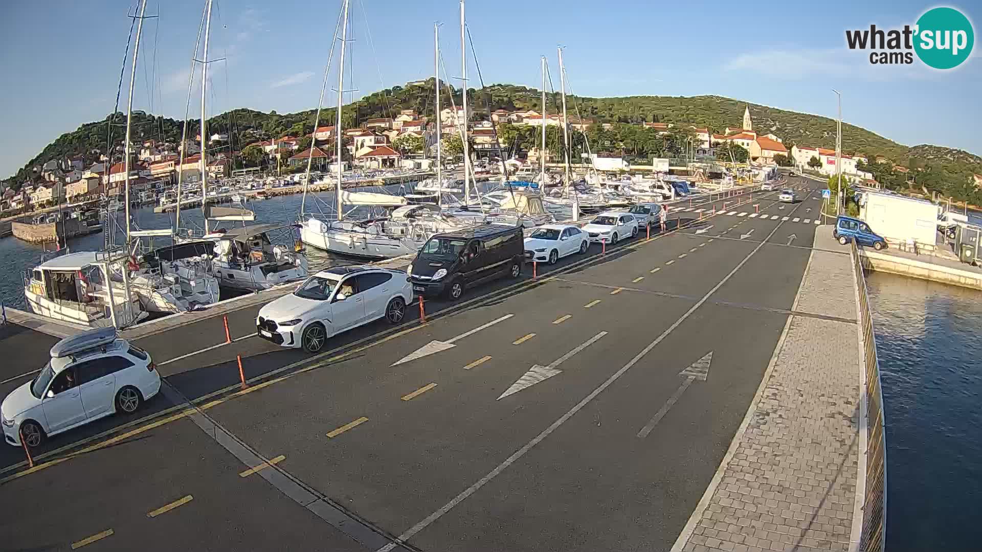 Dalmacia Tkon Transportar- webcams Croacia