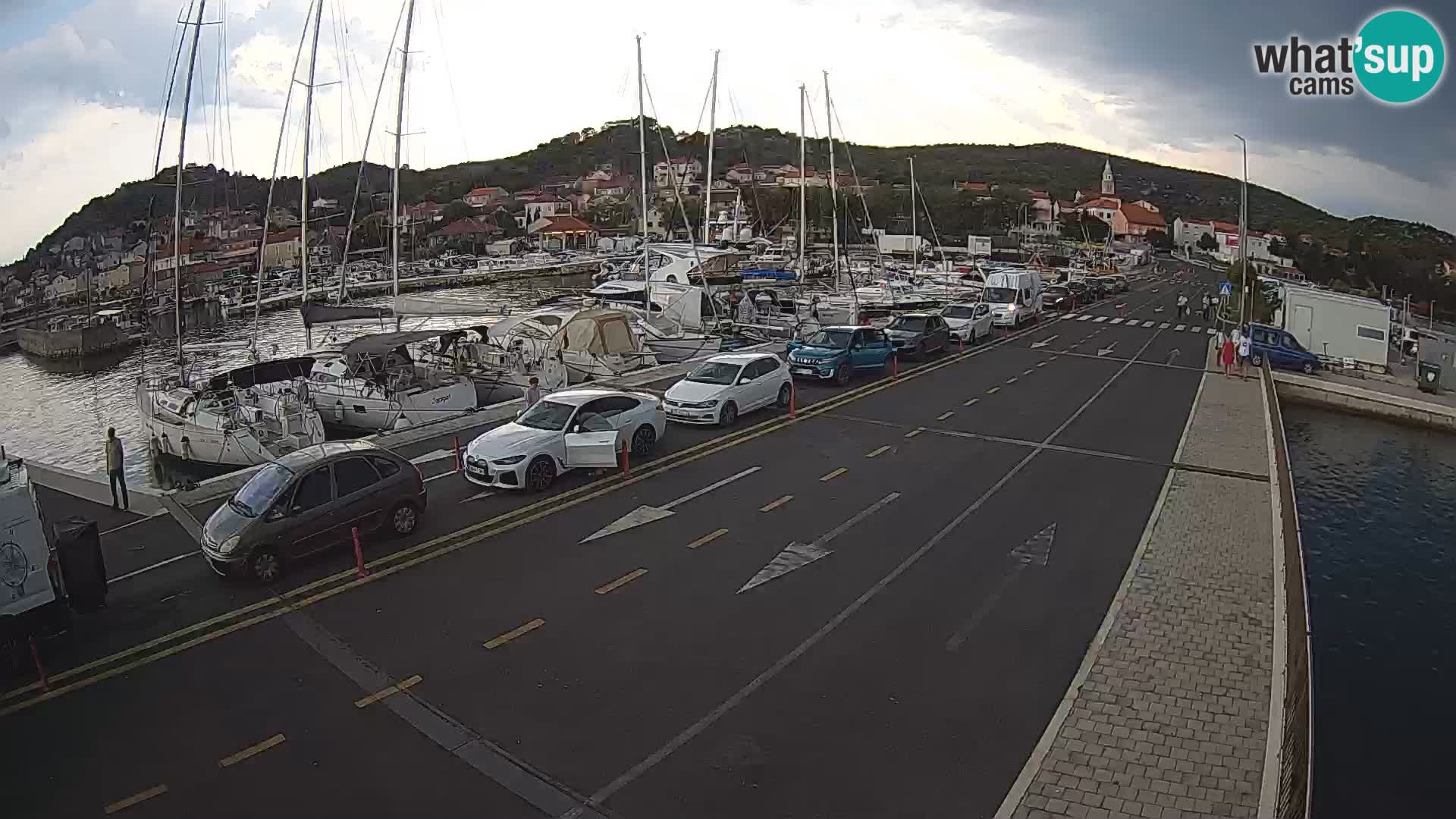 Dalmatie Tkon Traversier – webcams Croatie