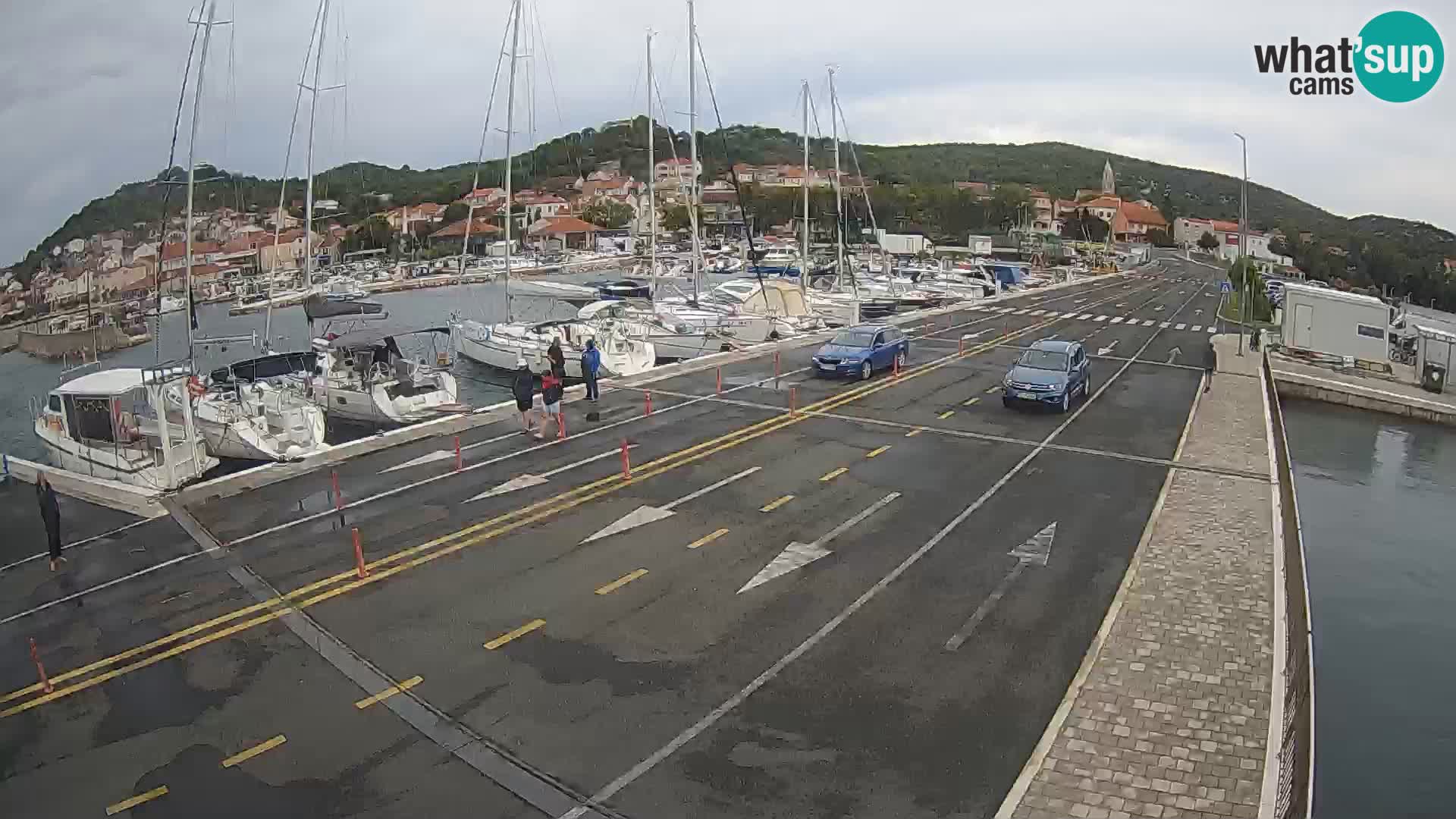 Dalmatie Tkon Traversier – webcams Croatie