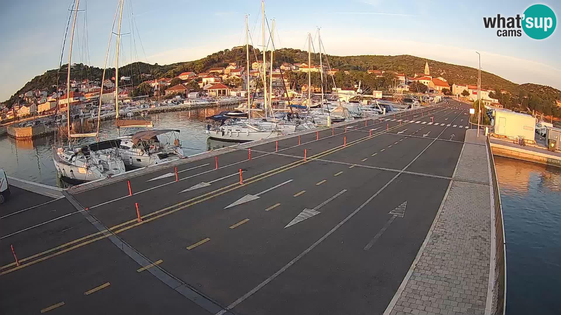 Dalmacija Trajekt Tkon – spletne kamere Hrvaška