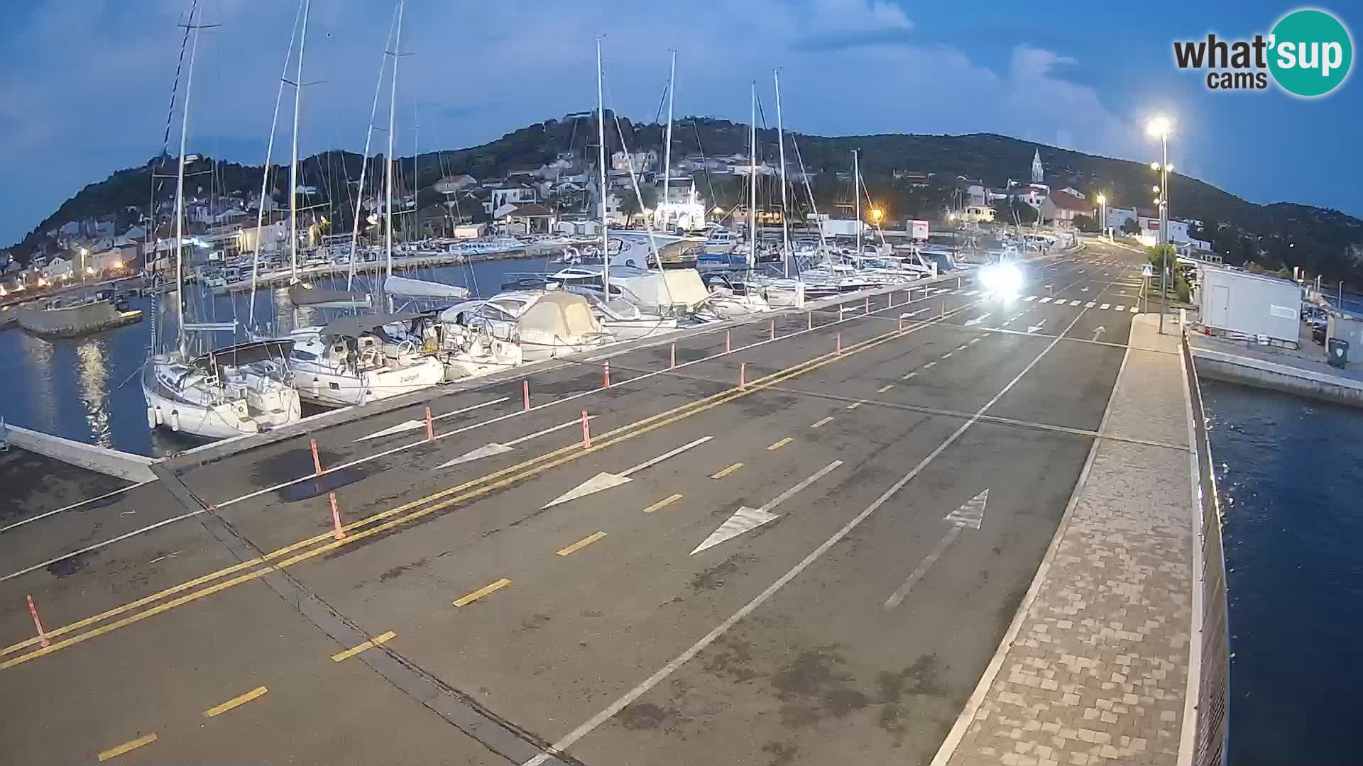 Dalmacia Tkon Transportar- webcams Croacia