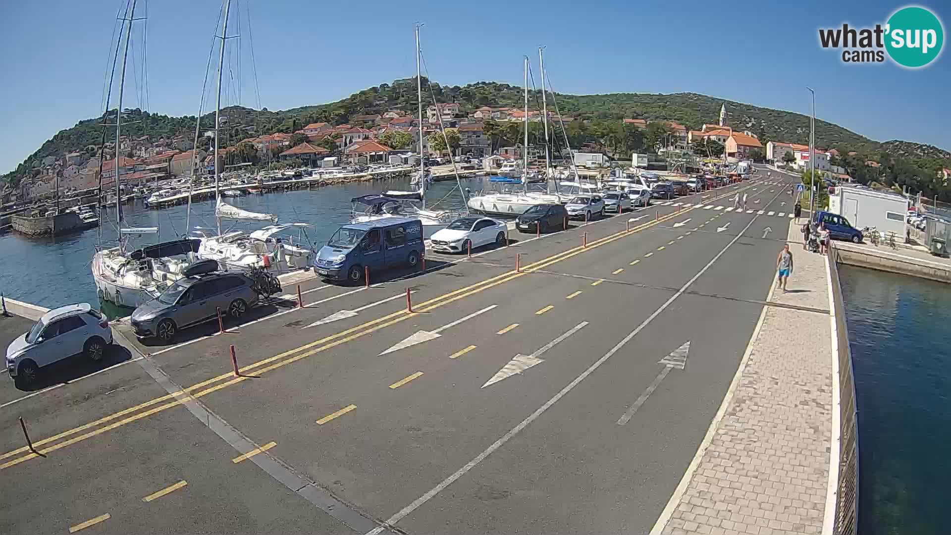 Dalmacija Trajekt Tkon – spletne kamere Hrvaška
