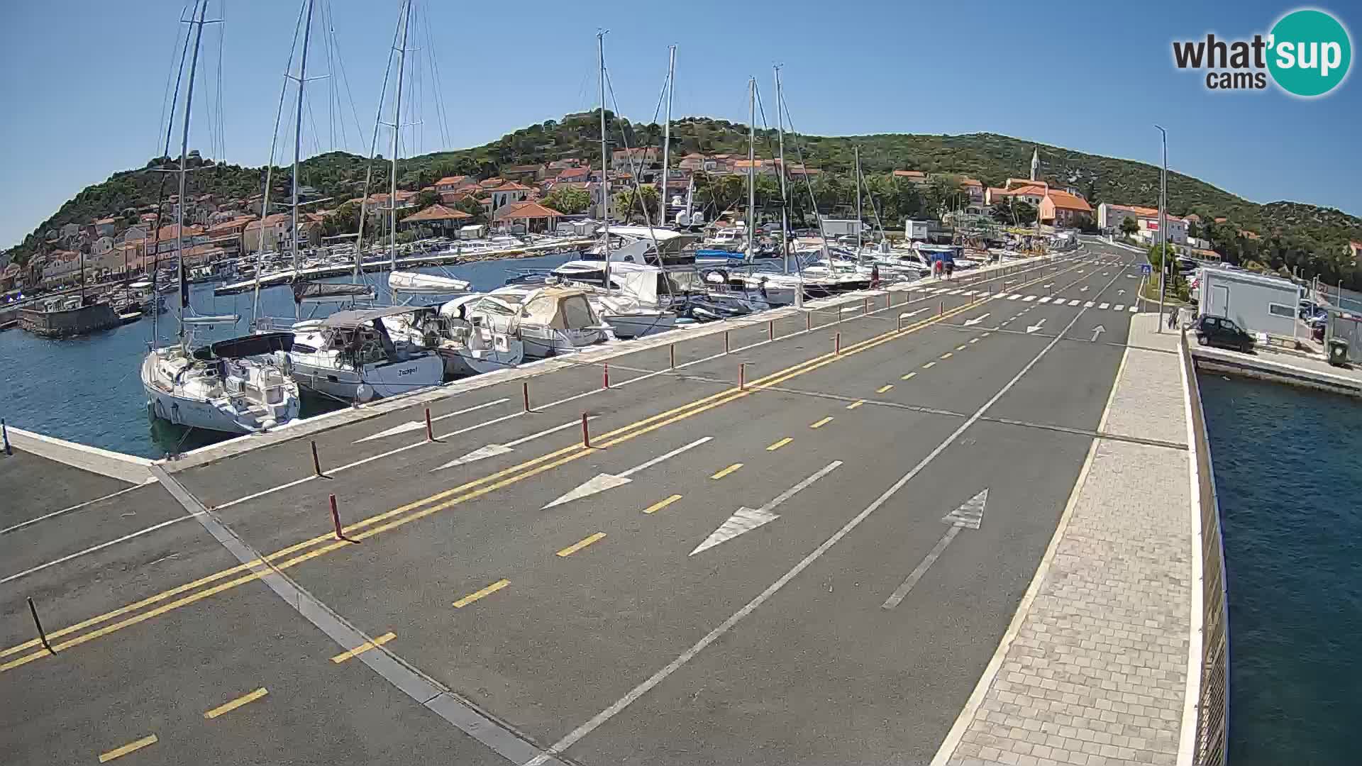 Dalmatia Tkon Ferry – webcams Croatia