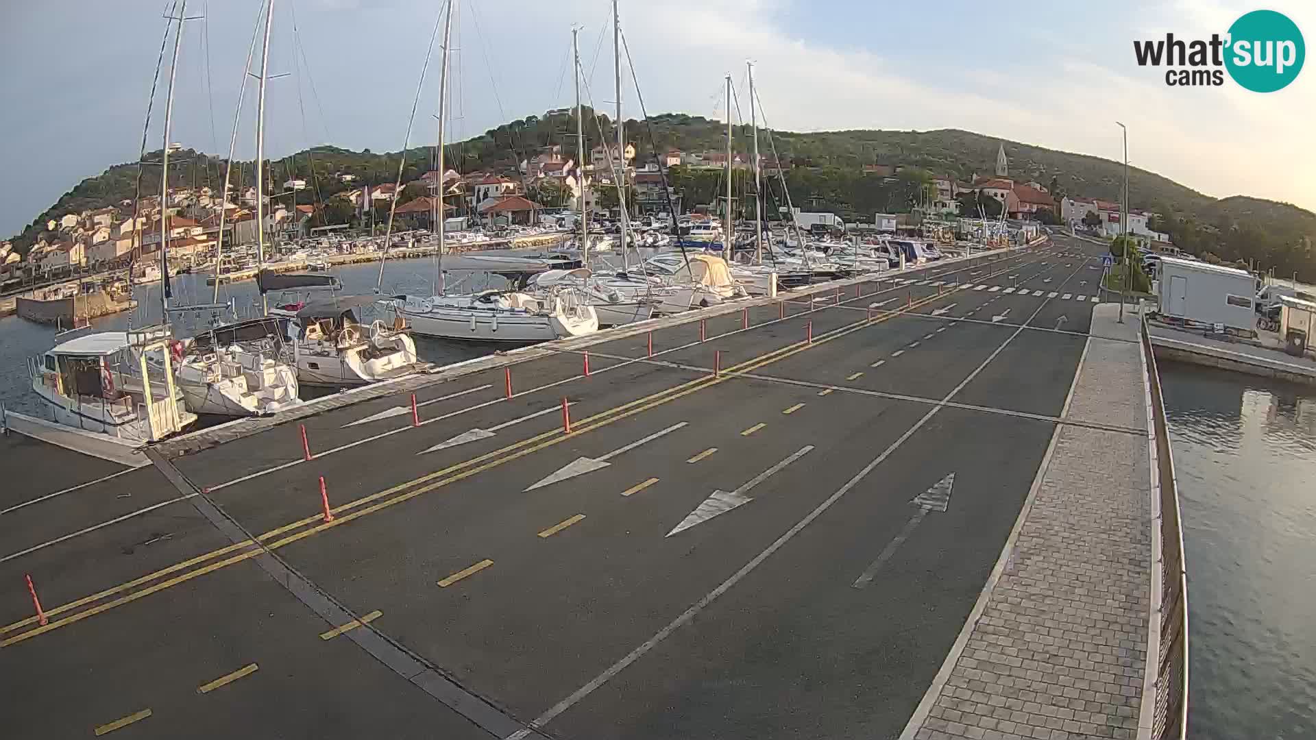 Dalmatie Tkon Traversier – webcams Croatie