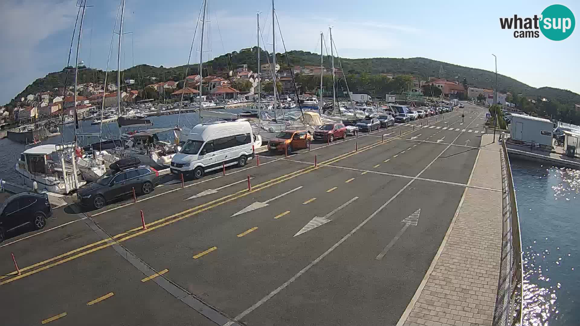 Dalmacia Tkon Transportar- webcams Croacia