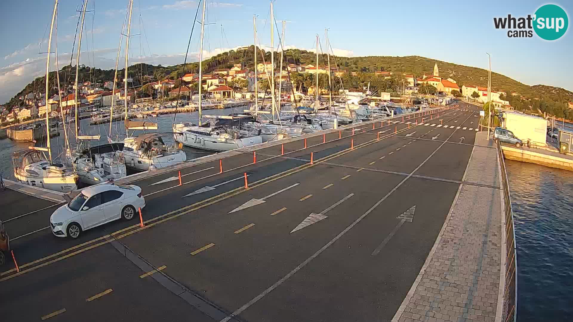 Dalmacija Trajekt Tkon – spletne kamere Hrvaška