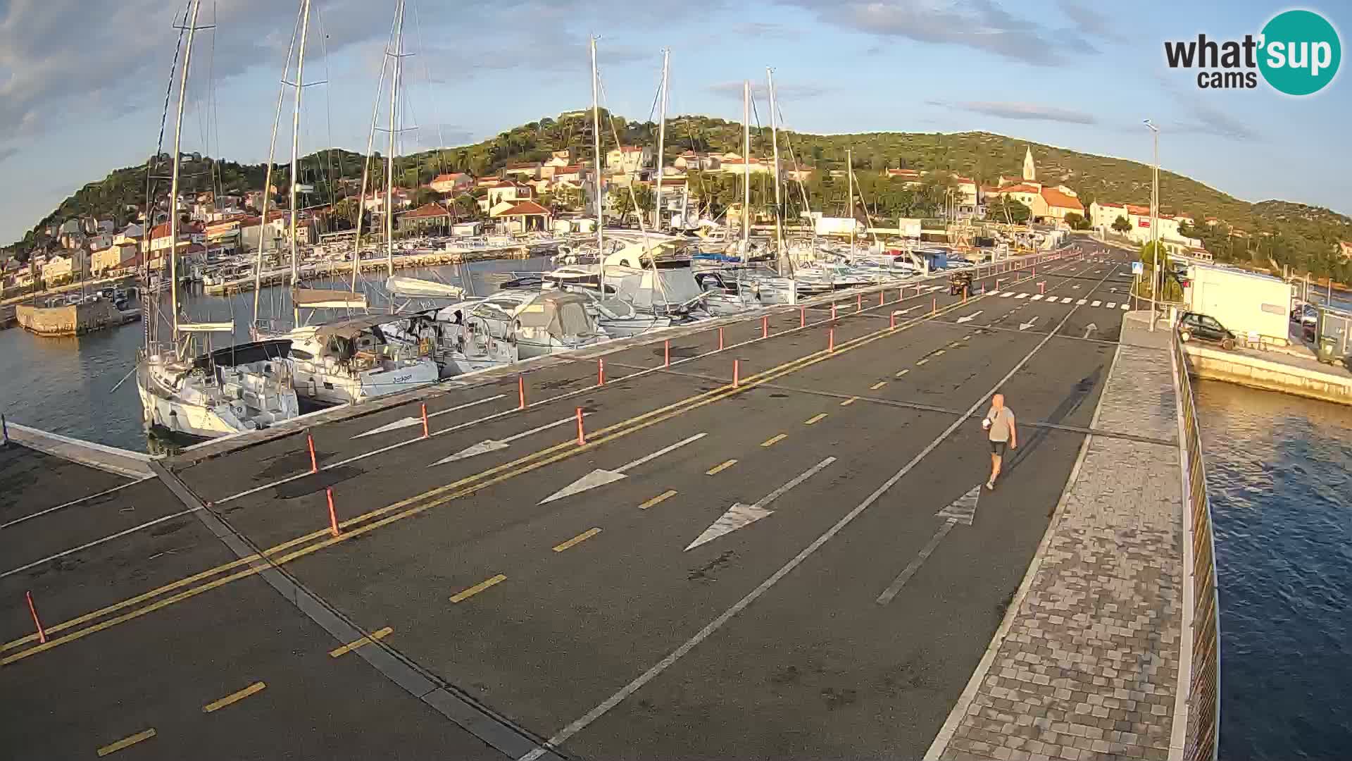 Dalmacia Tkon Transportar- webcams Croacia