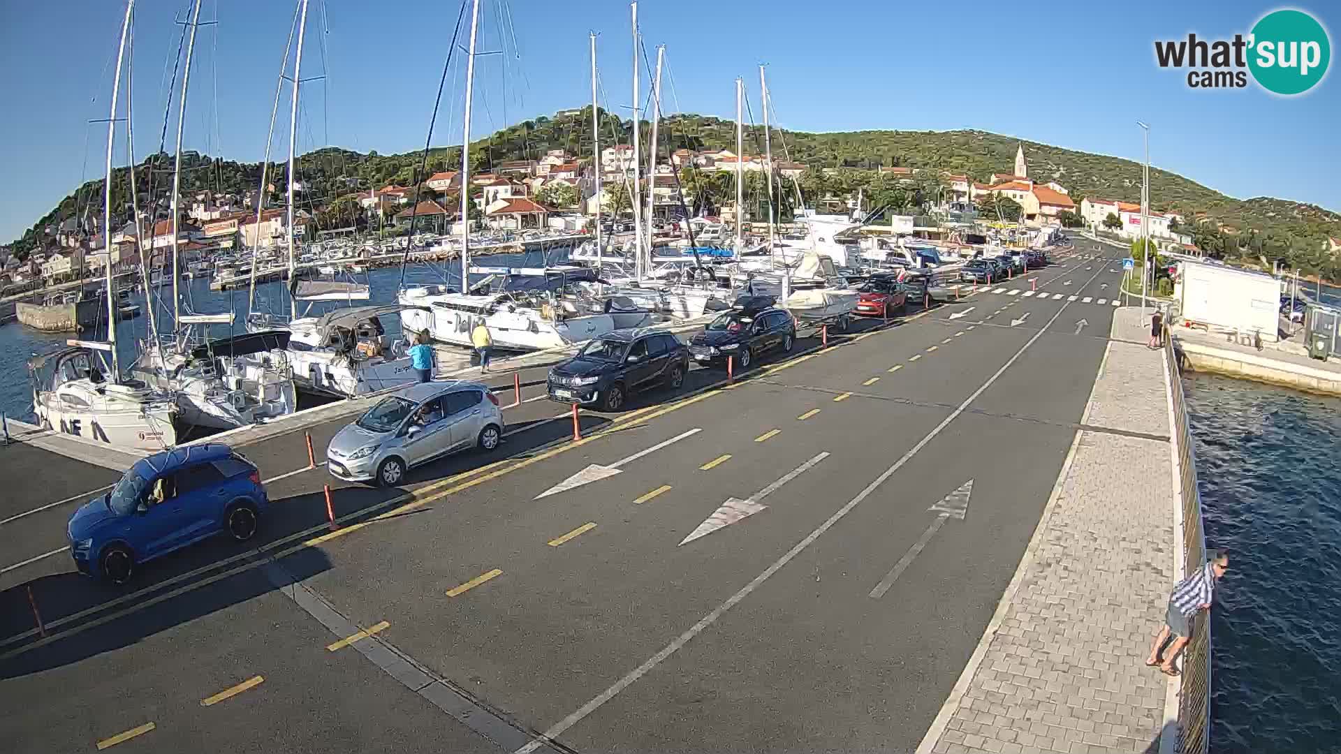 Dalmacia Tkon Transportar- webcams Croacia