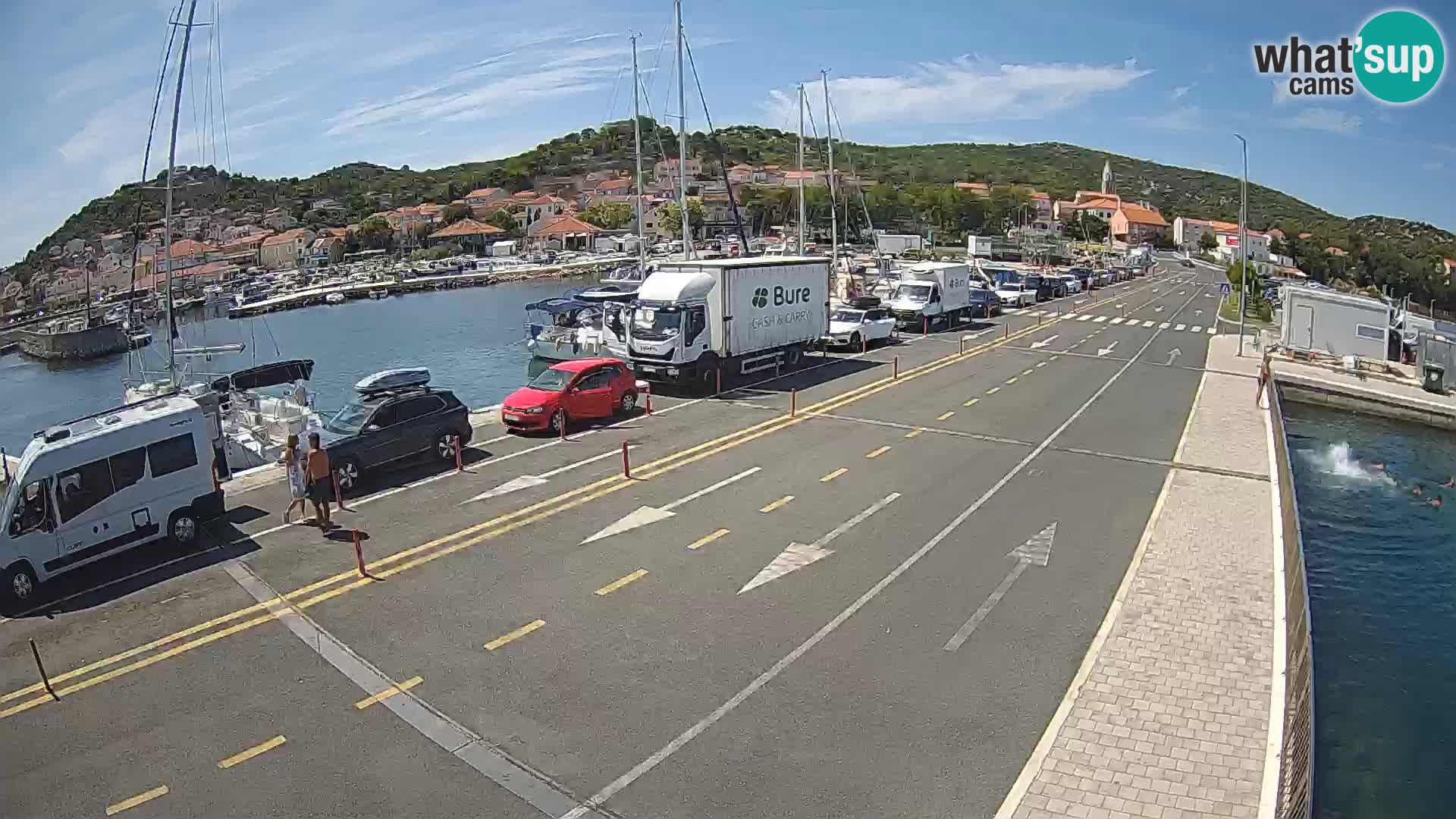 Dalmacia Tkon Transportar- webcams Croacia
