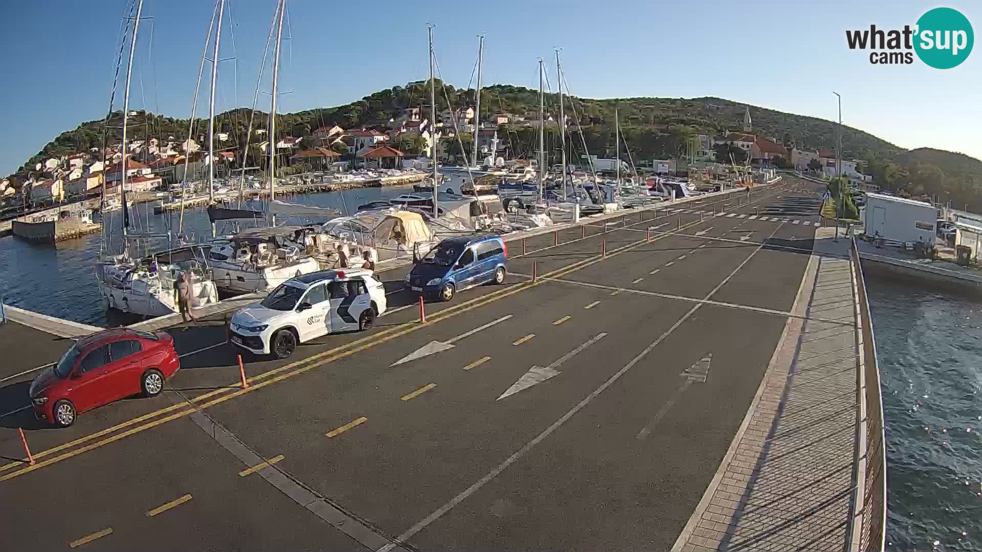 Dalmacia Tkon Transportar- webcams Croacia