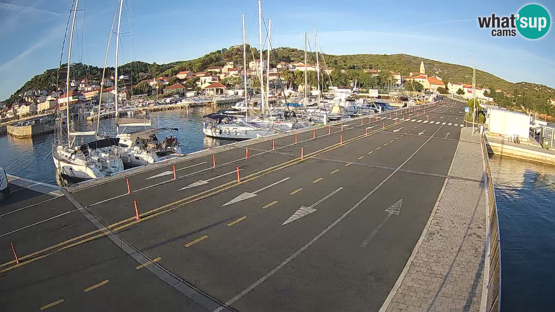 Dalmatia Tkon Ferry – webcams Croatia