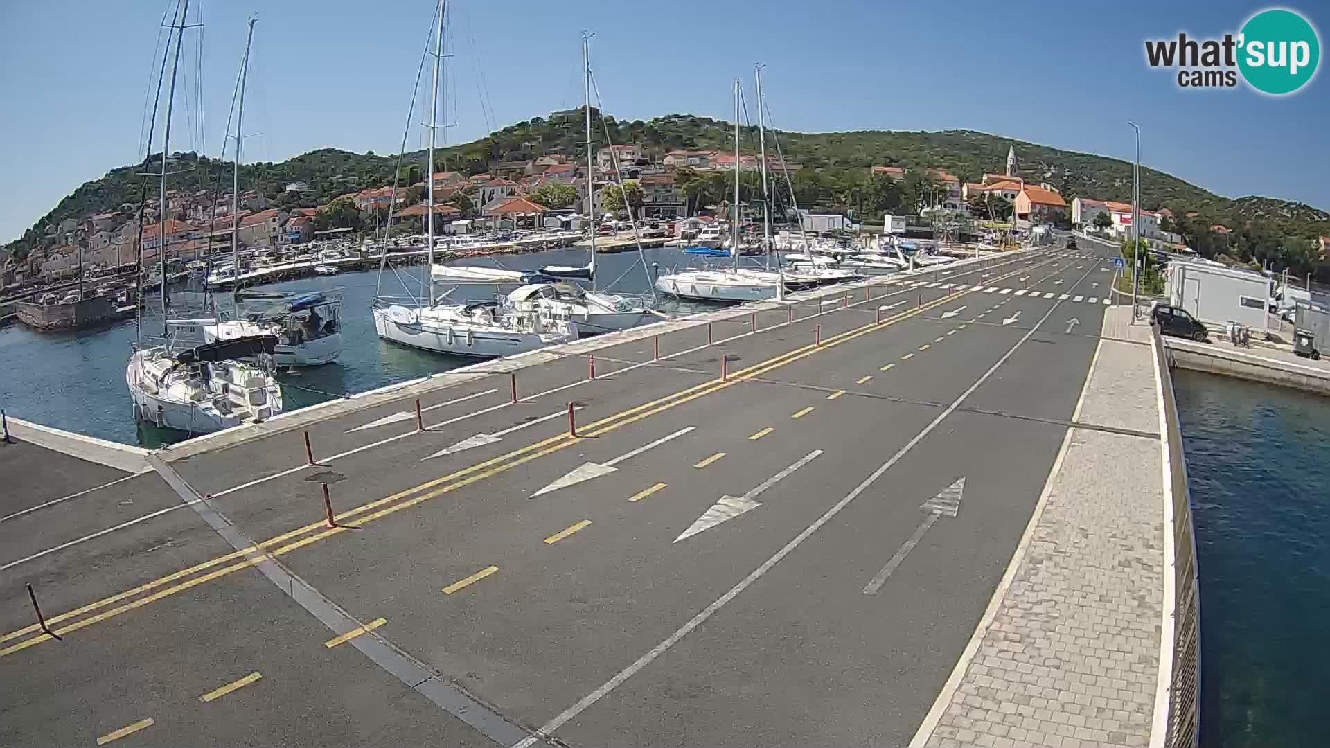 Dalmacia Tkon Transportar- webcams Croacia
